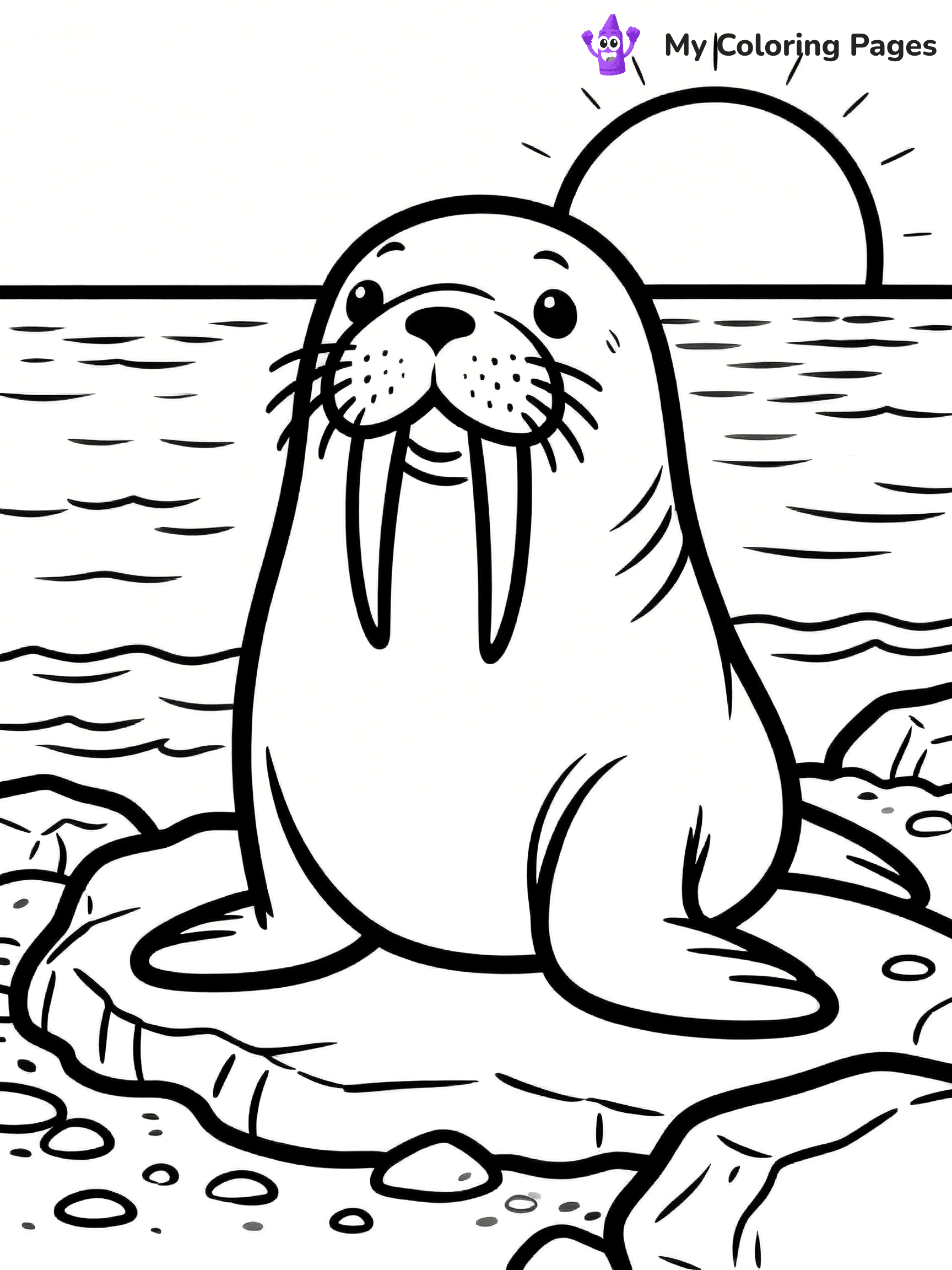 Walrus Coloring Pages - 24