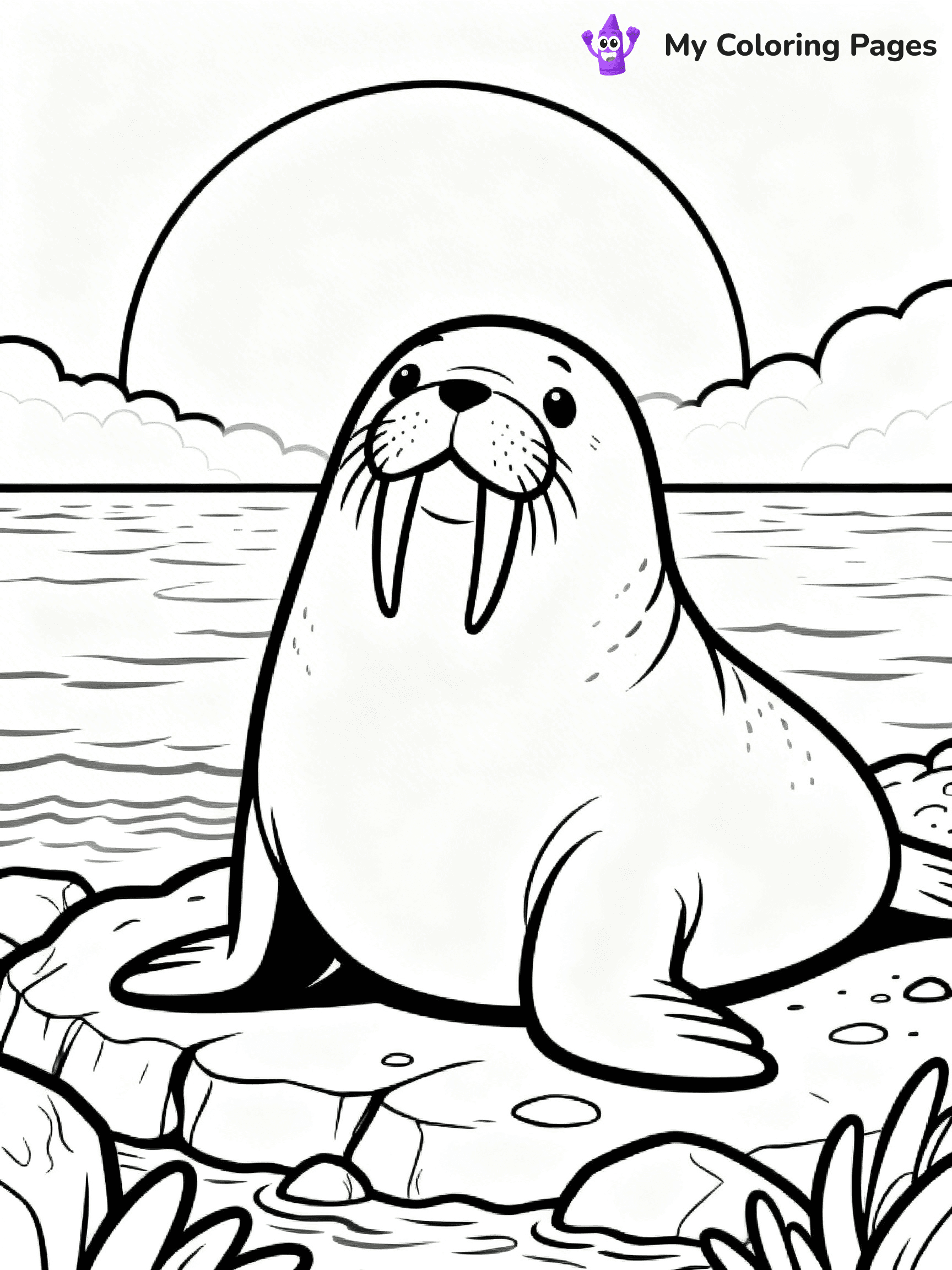 Walrus Coloring Pages - 22