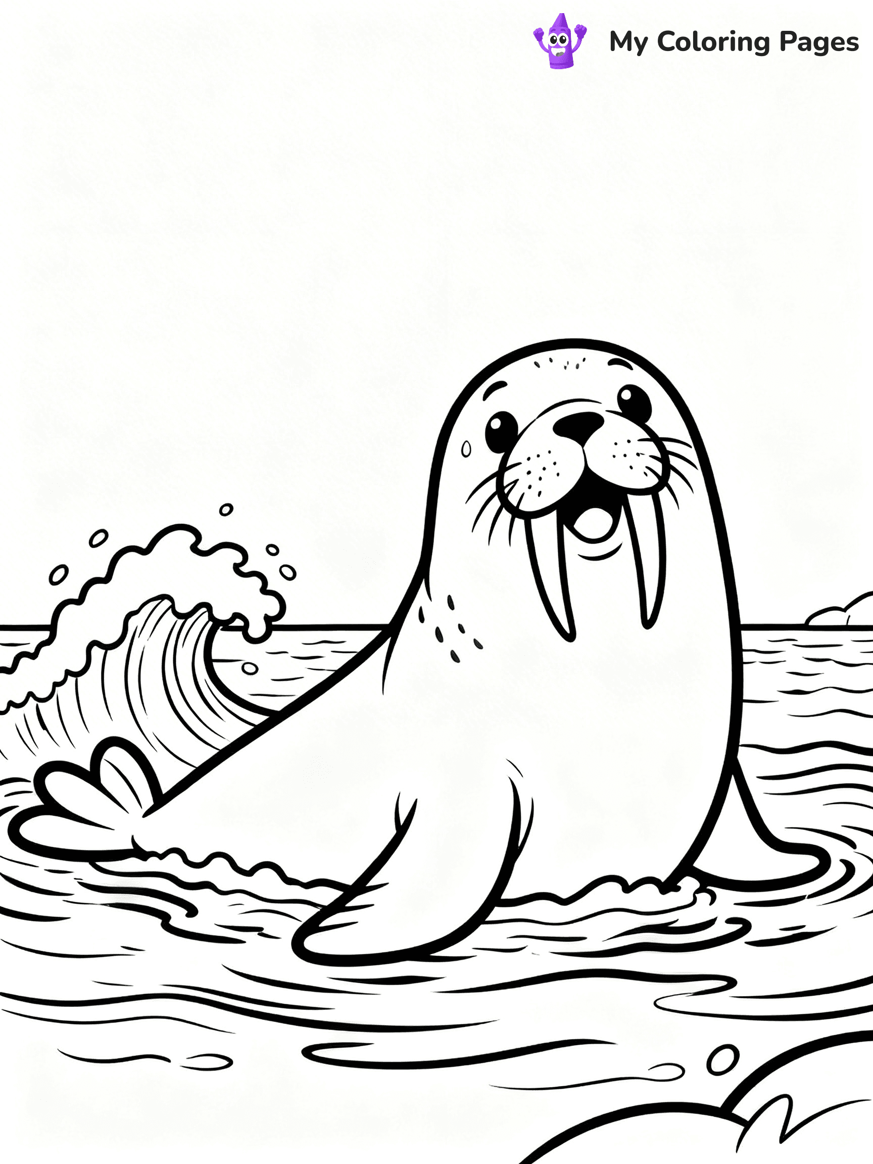 Walrus Coloring Pages - 20