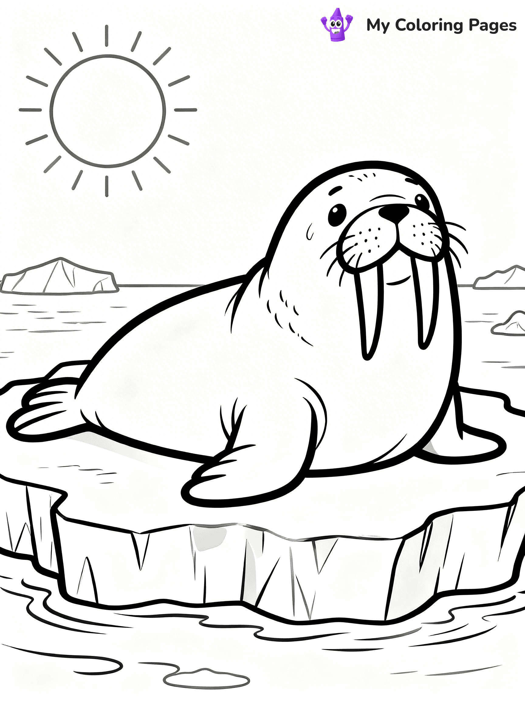 Walrus Coloring Pages - 14