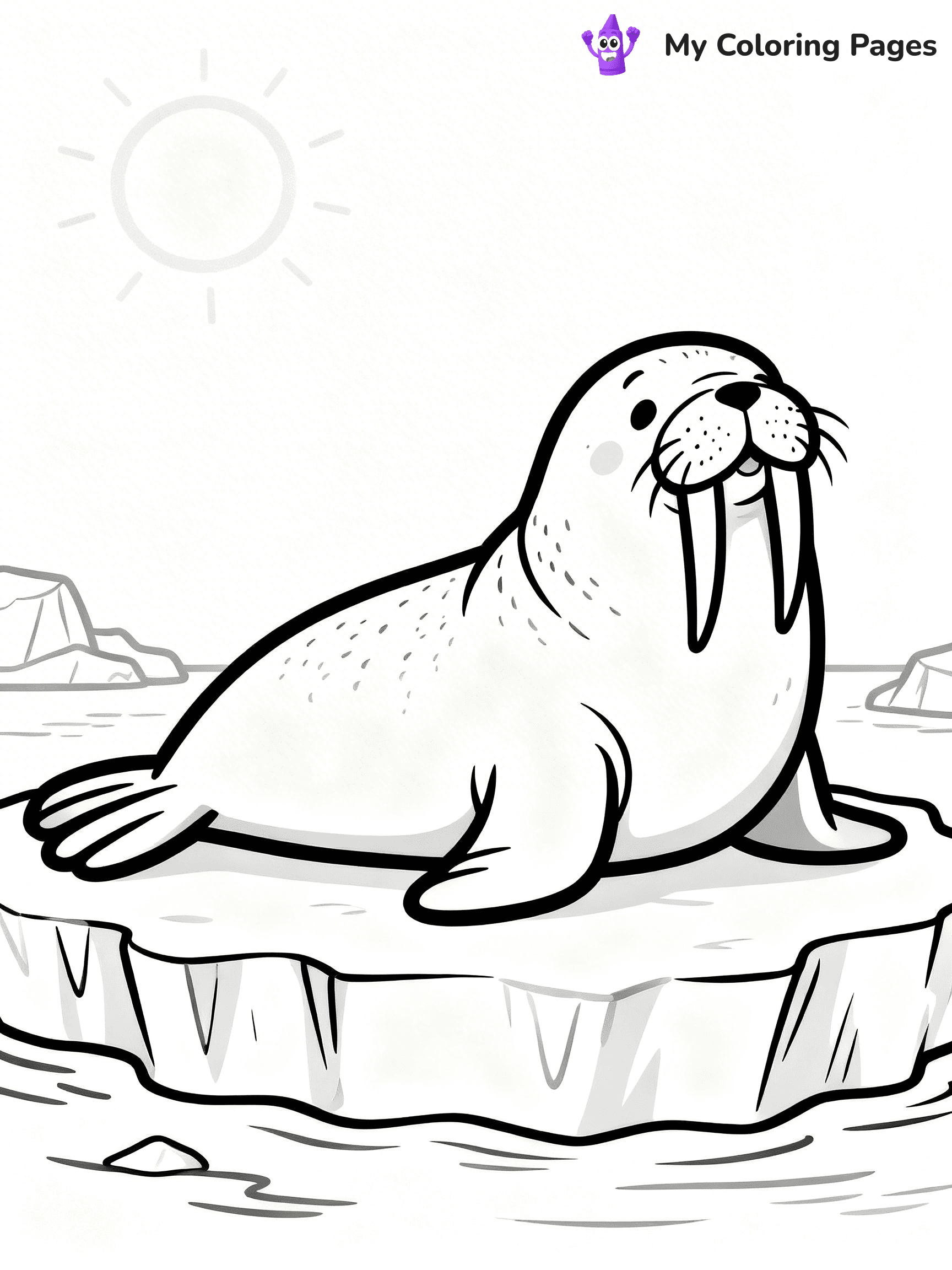 Walrus Coloring Pages - 13