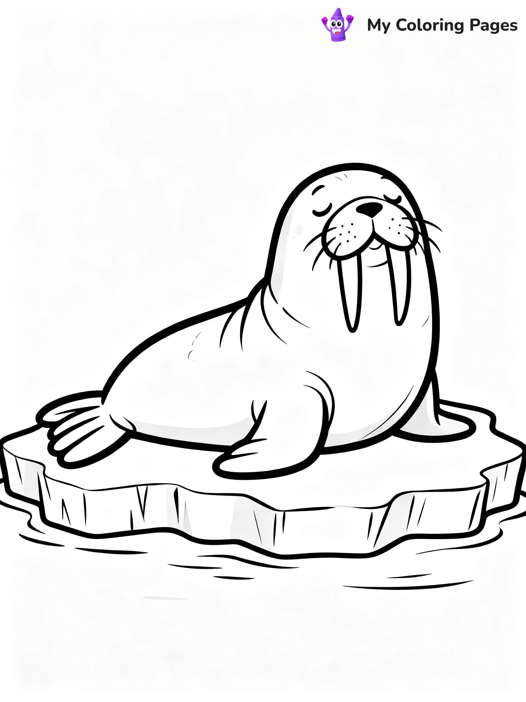 Walrus Coloring Pages - 12