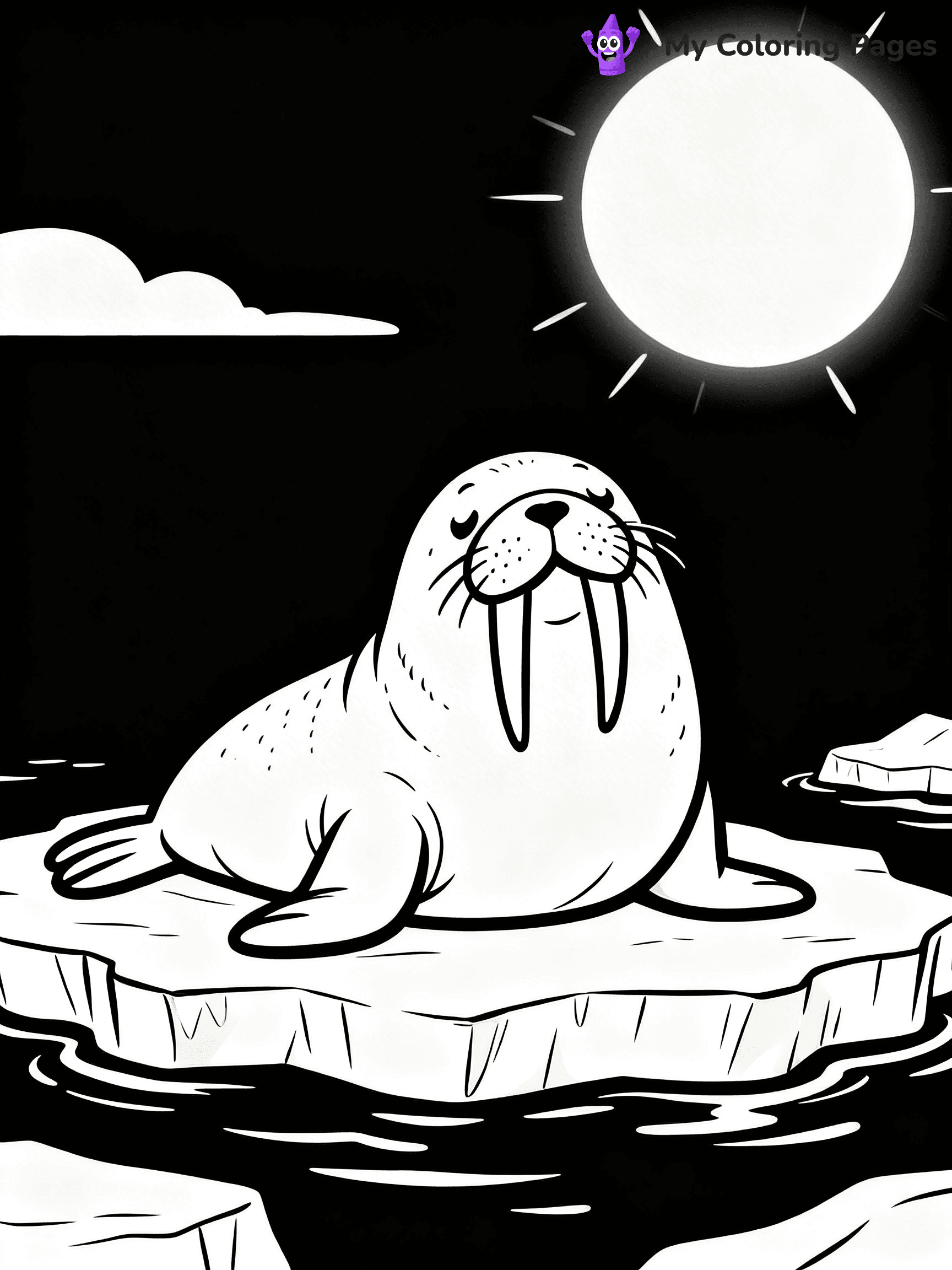 Walrus Coloring Pages - 11