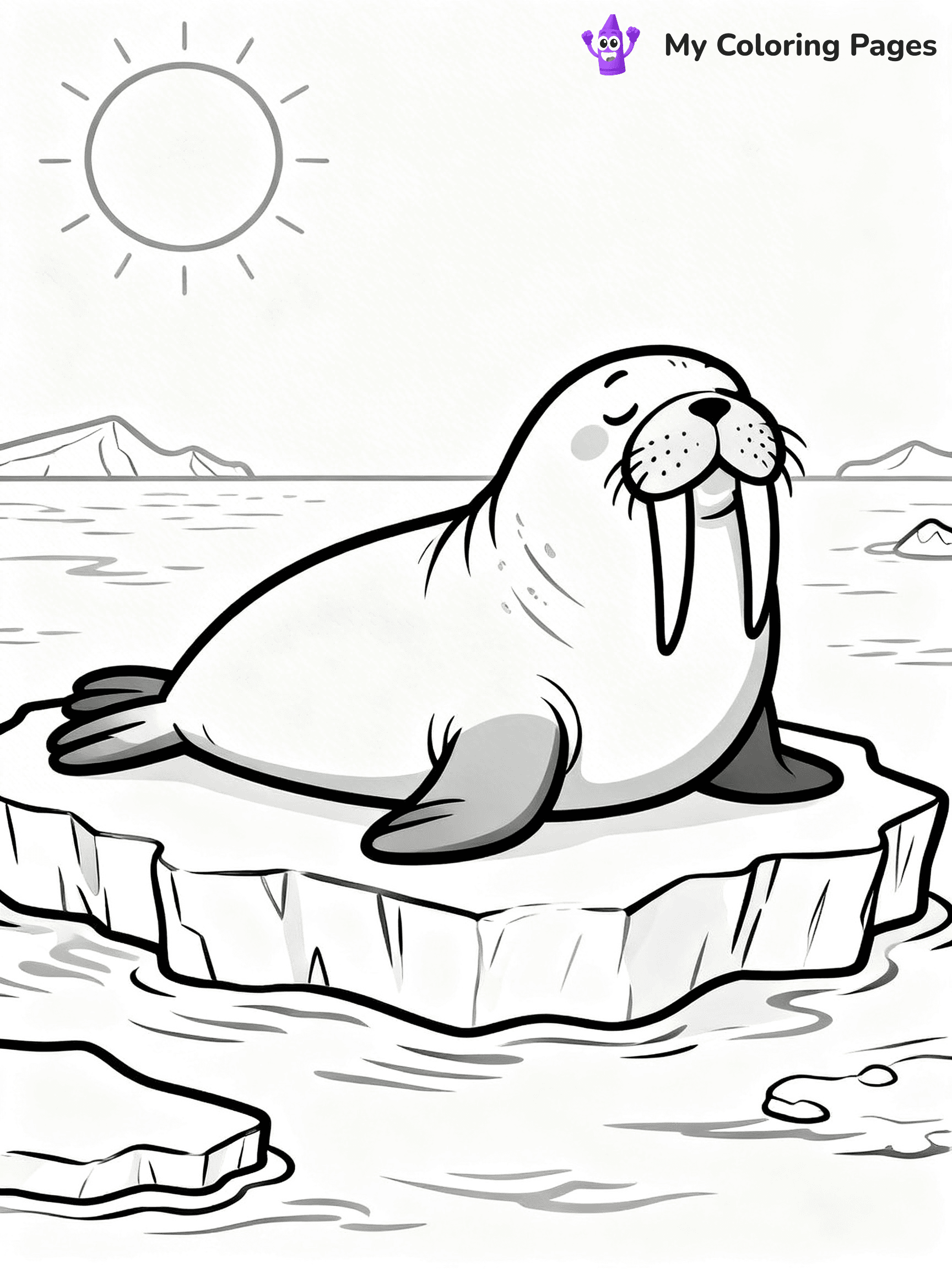 Walrus Coloring Pages - 10
