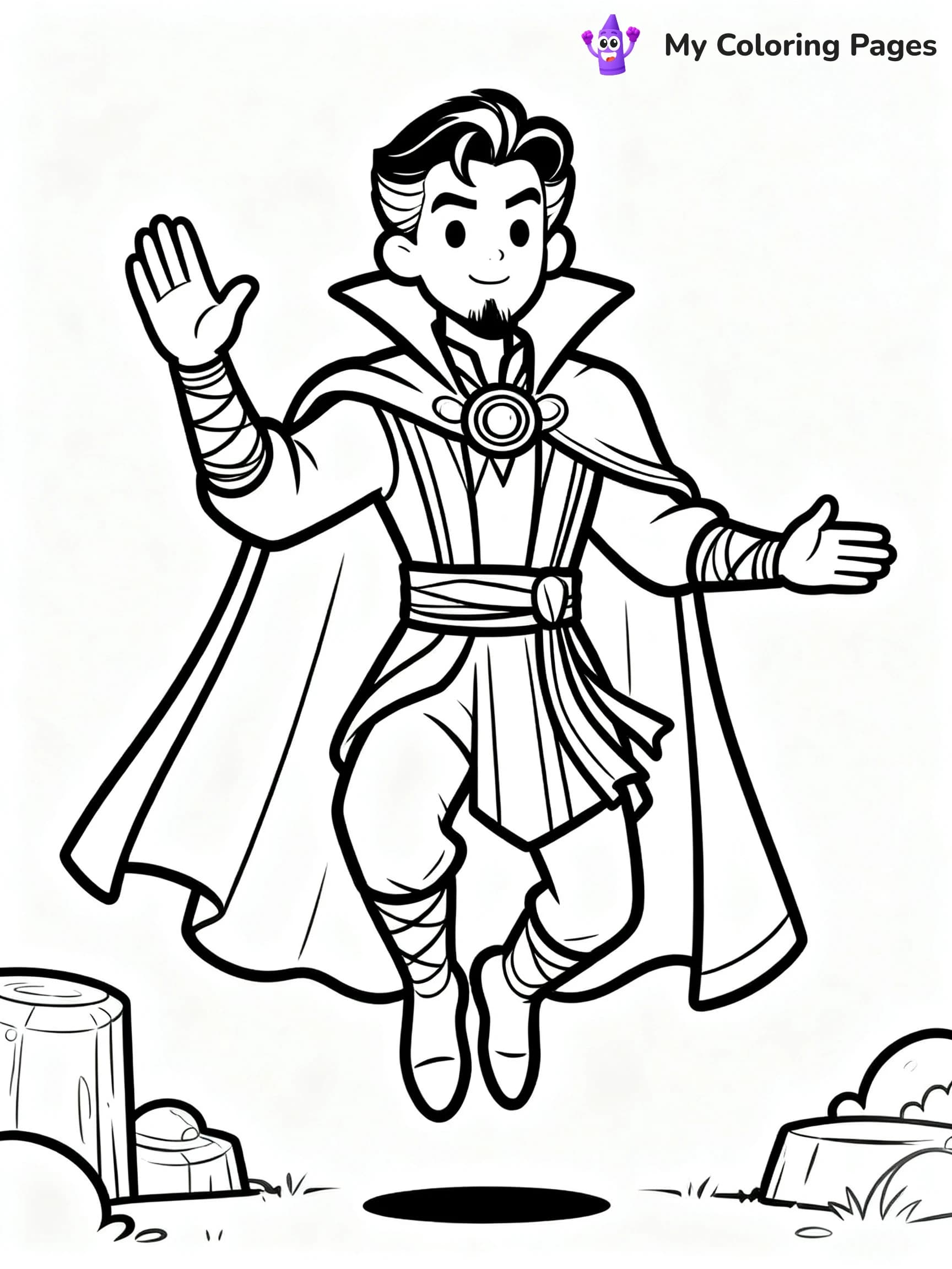 Dr Strange Coloring Pages - 12