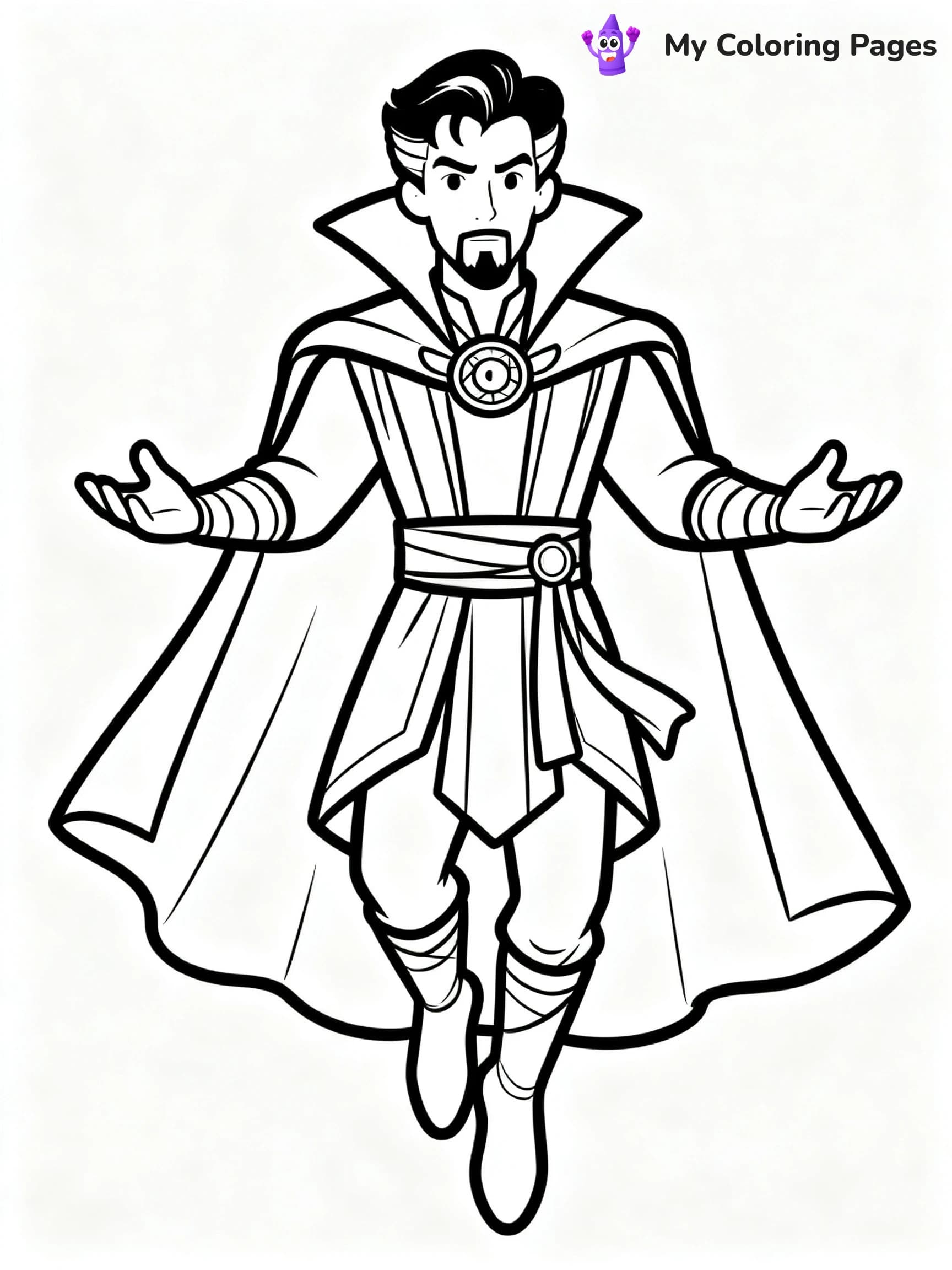 Dr Strange Coloring Pages - 11