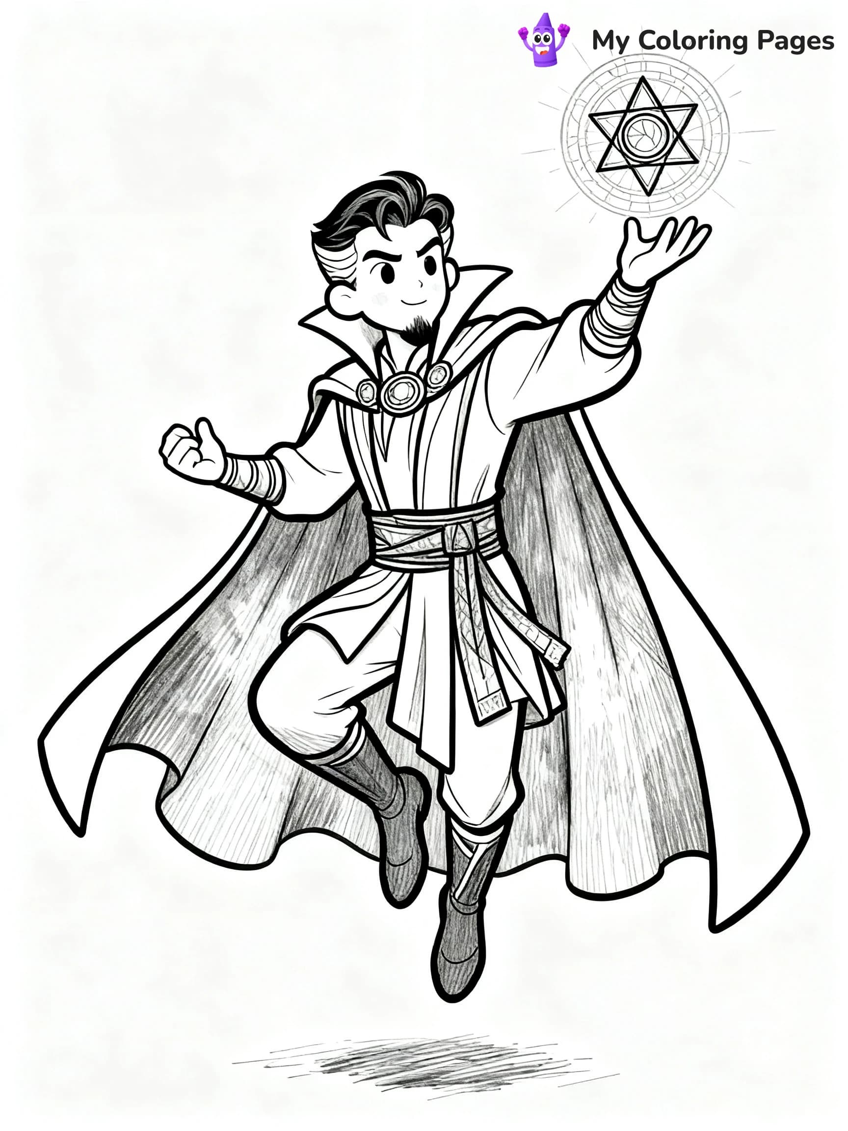 Dr Strange Coloring Pages - 9