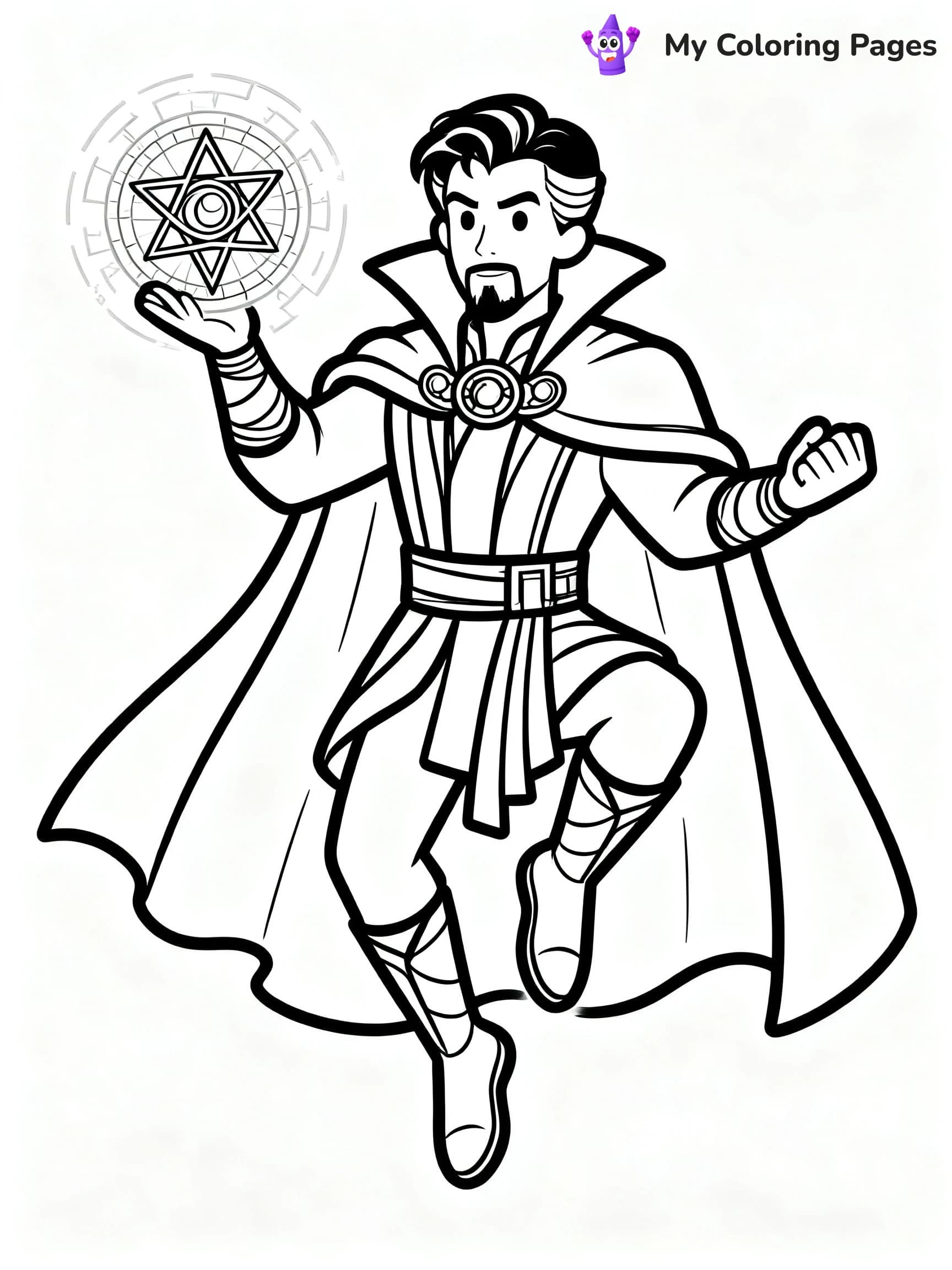 Dr Strange Coloring Pages - 8