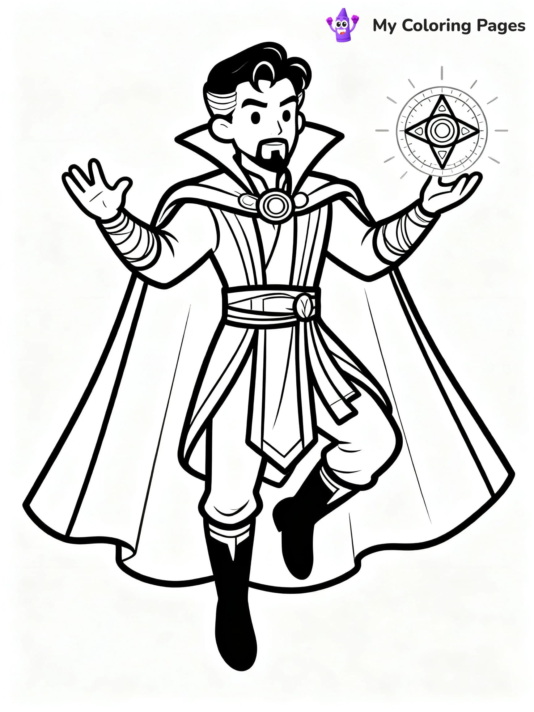 Dr Strange Coloring Pages - 7