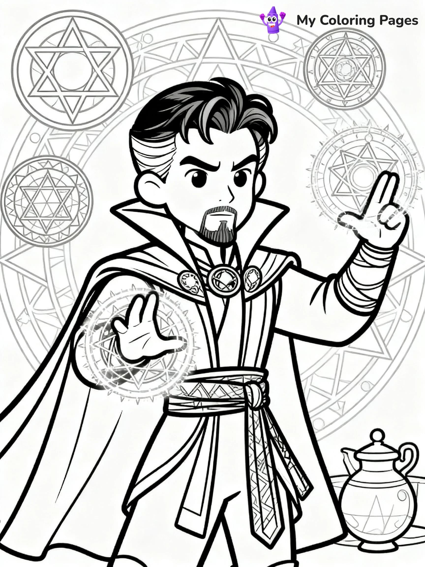 Dr Strange Coloring Pages - 6