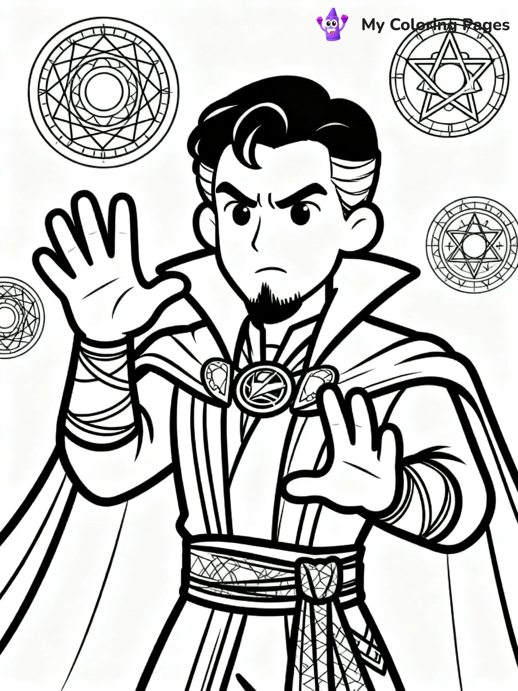 Dr Strange Coloring Pages - 4