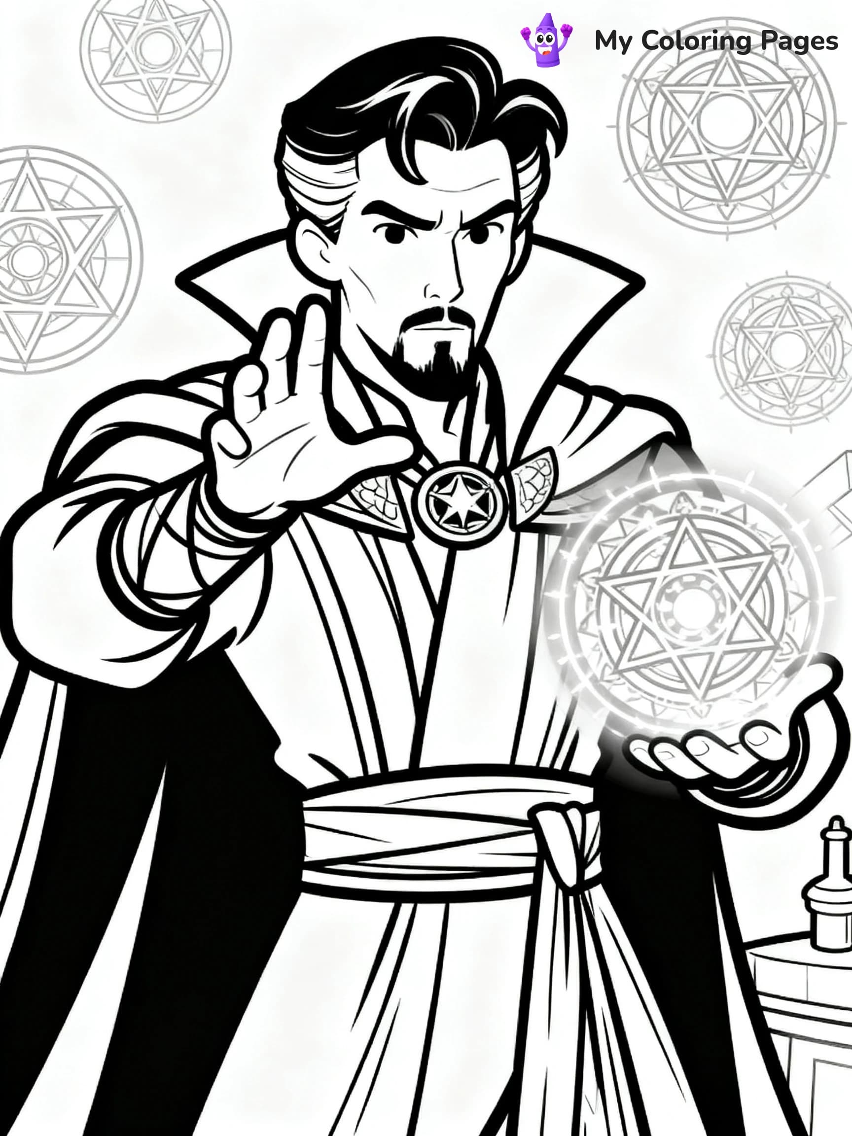 Dr Strange Coloring Pages - 3