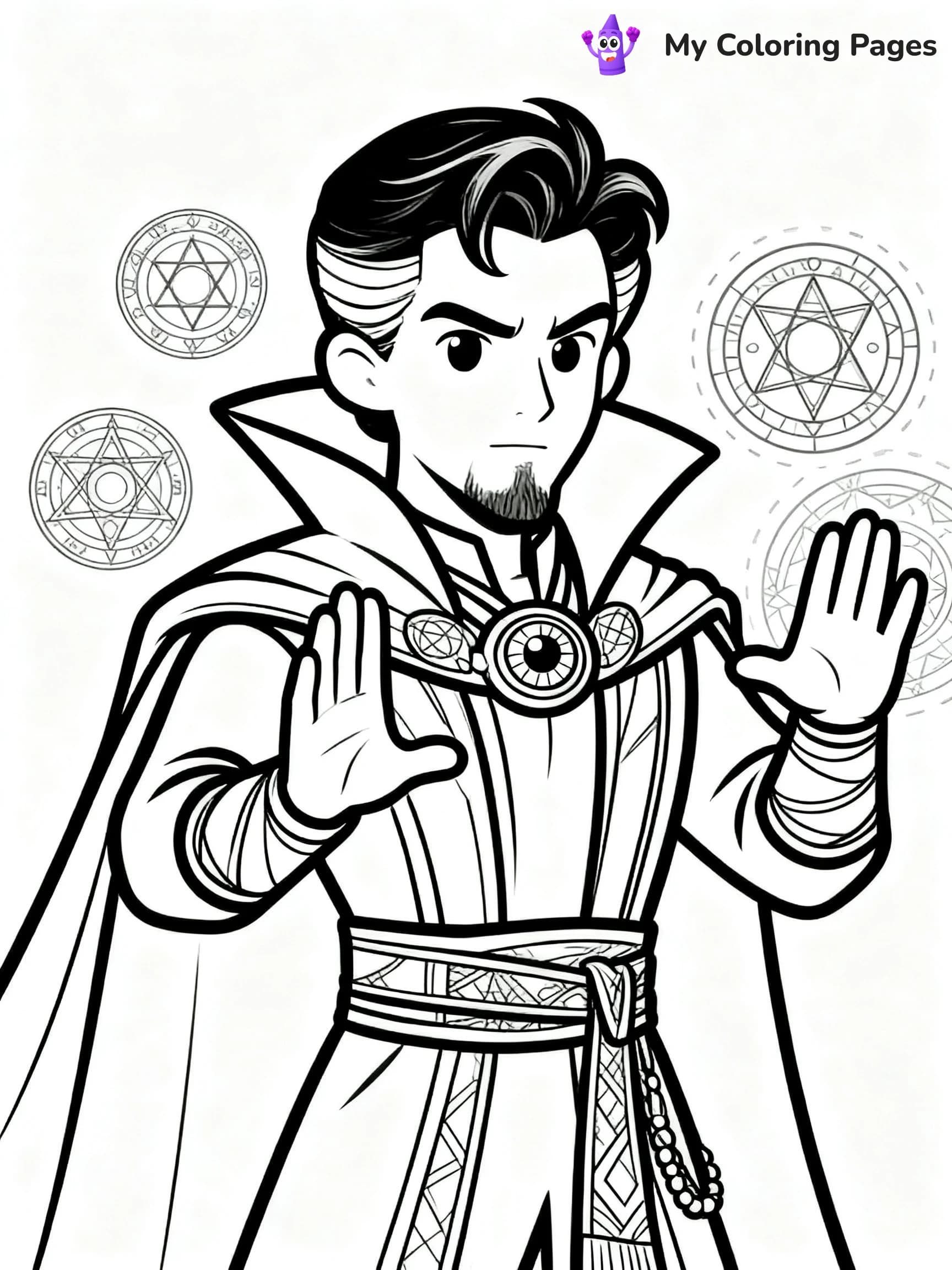 Dr Strange Coloring Pages - 1