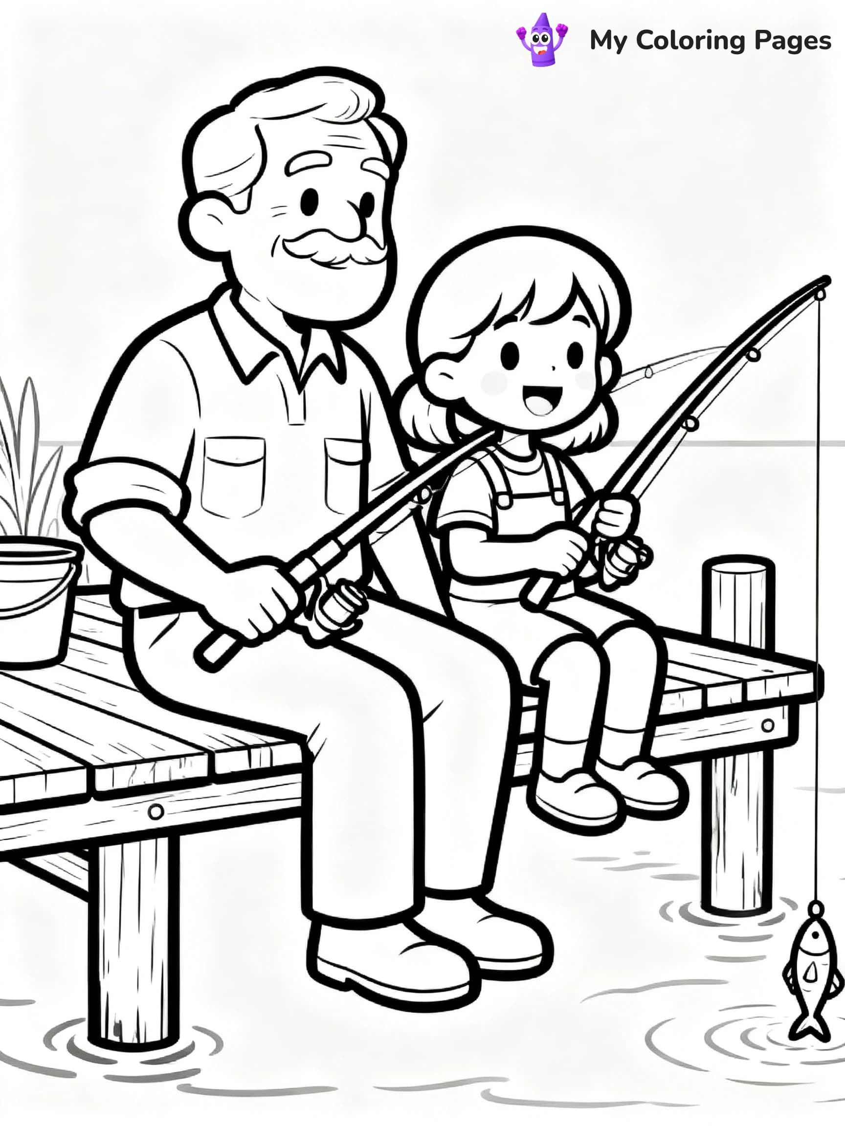 Grandparents Day Coloring Pages - 17
