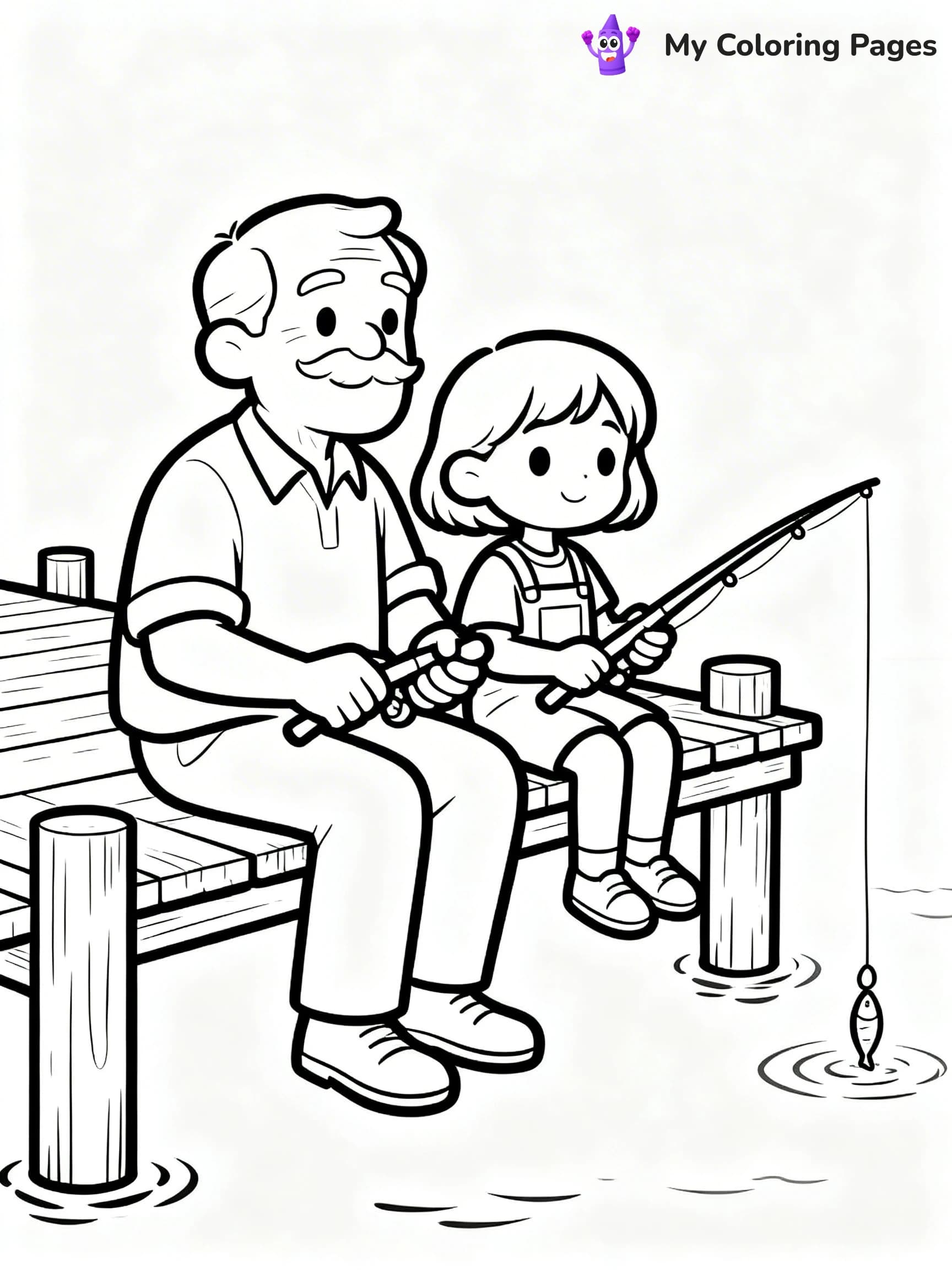 Grandparents Day Coloring Pages - 16