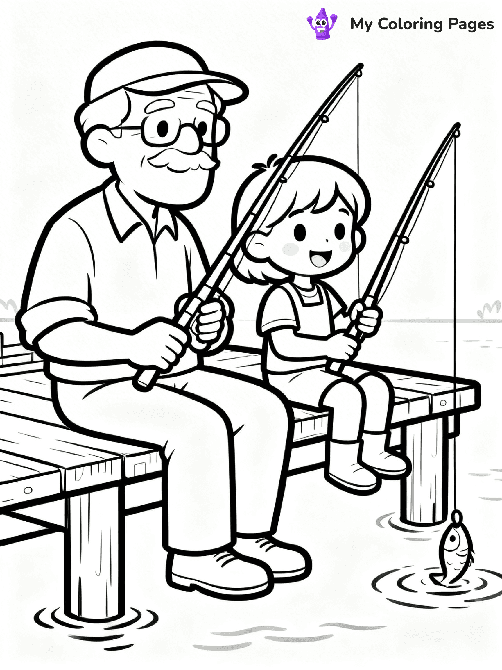 Grandparents Day Coloring Pages - 15