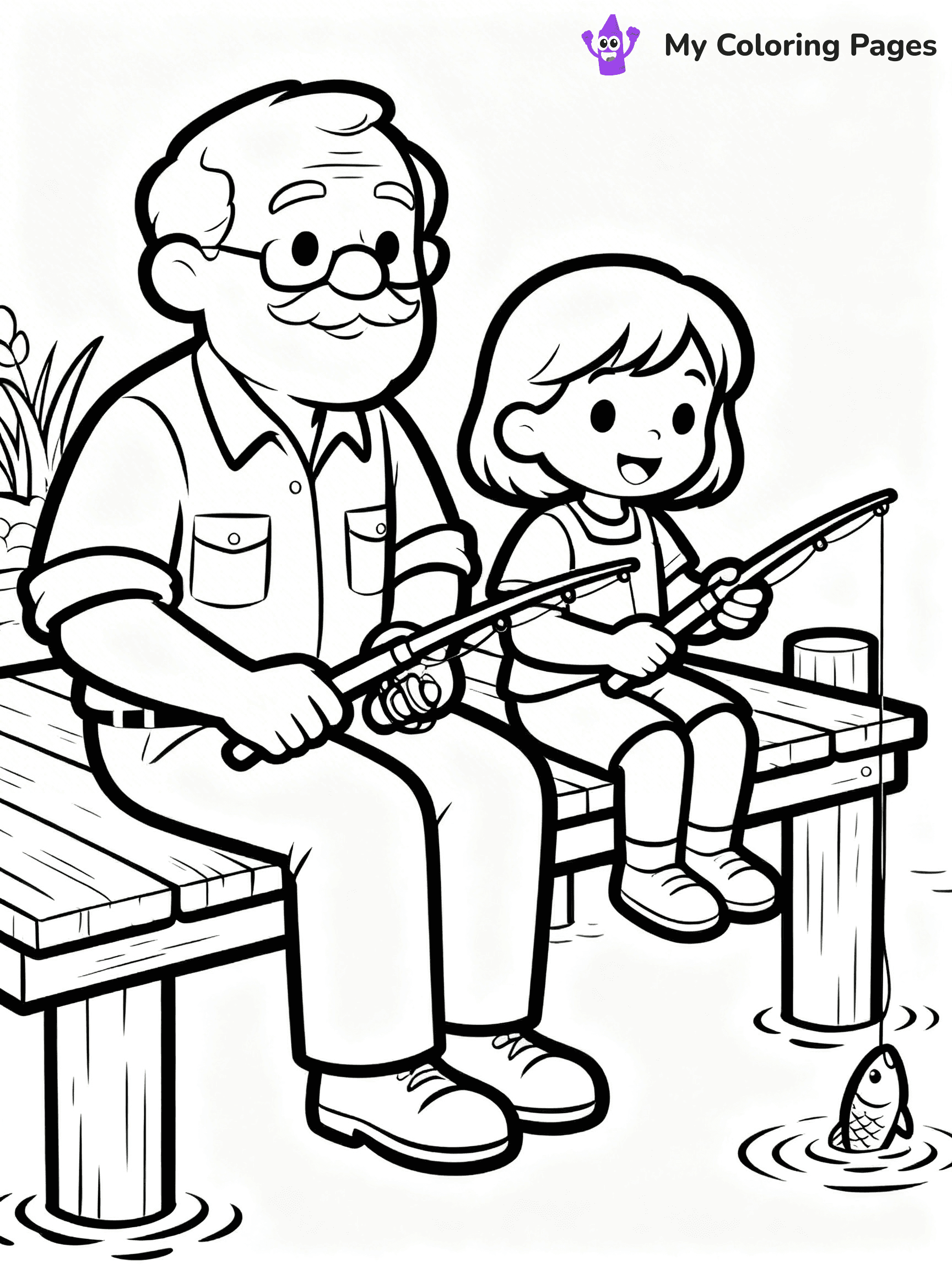 Grandparents Day Coloring Pages - 14