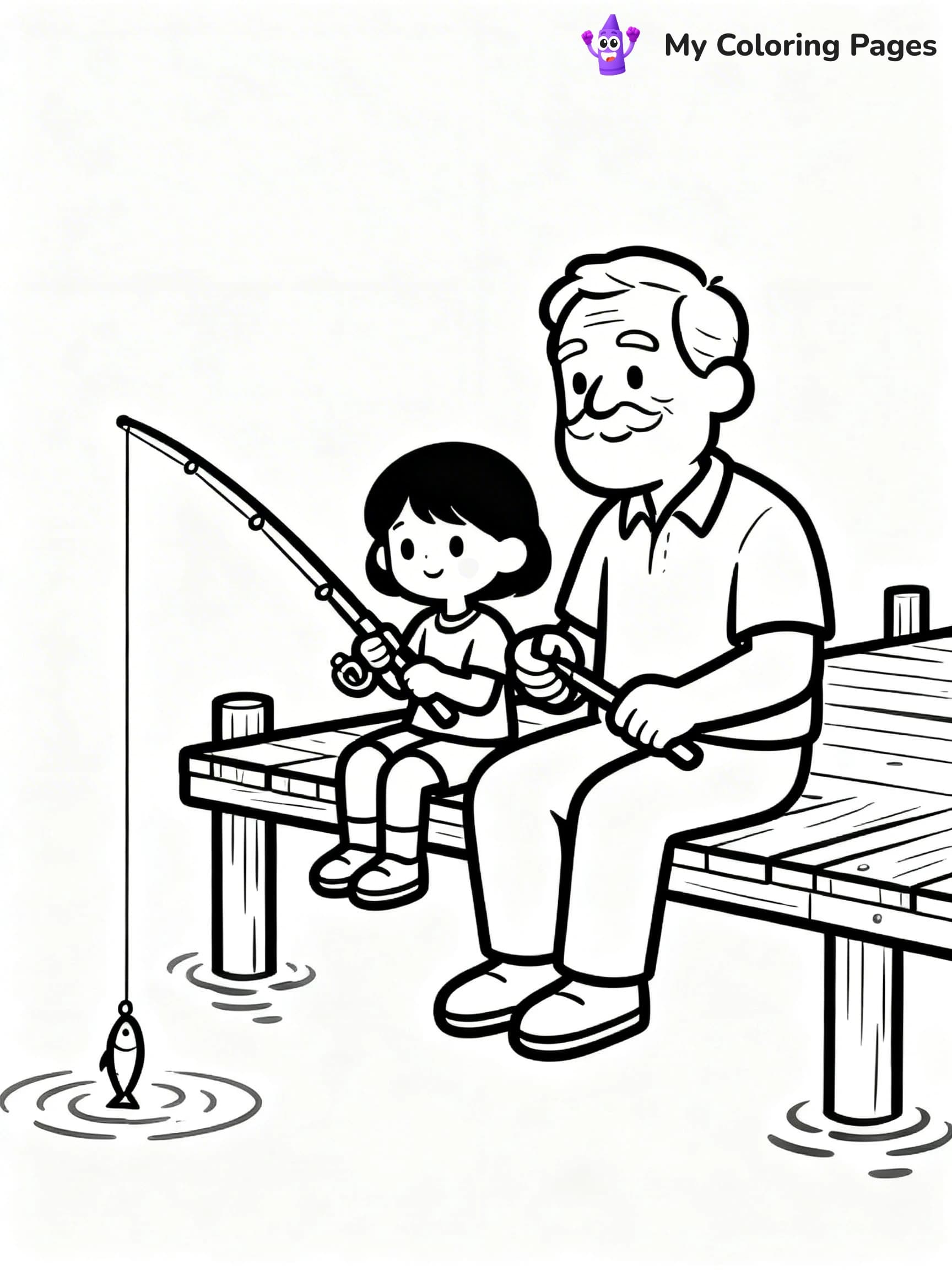 Grandparents Day Coloring Pages - 12