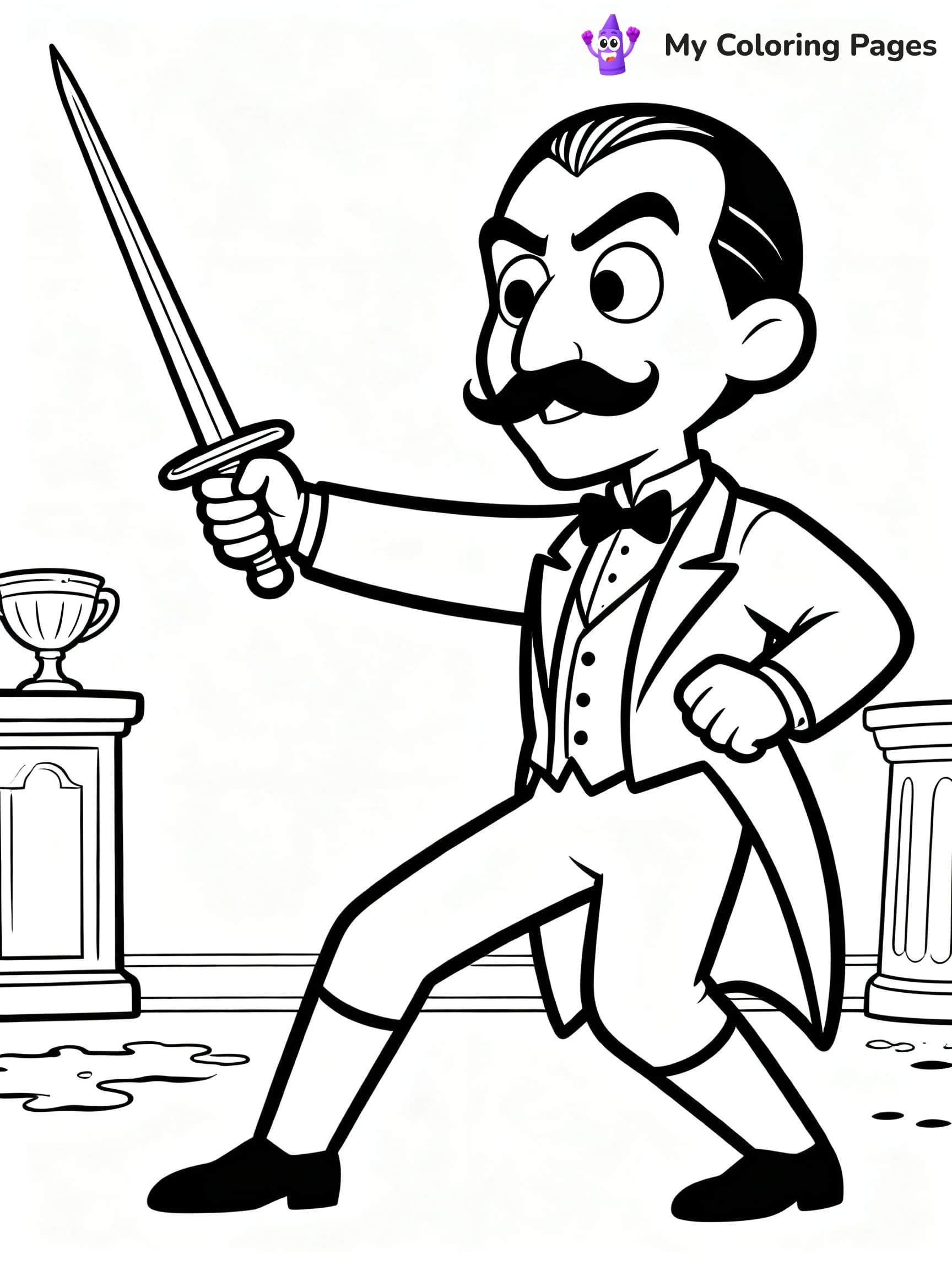Wednesday Addams Coloring Pages - 18