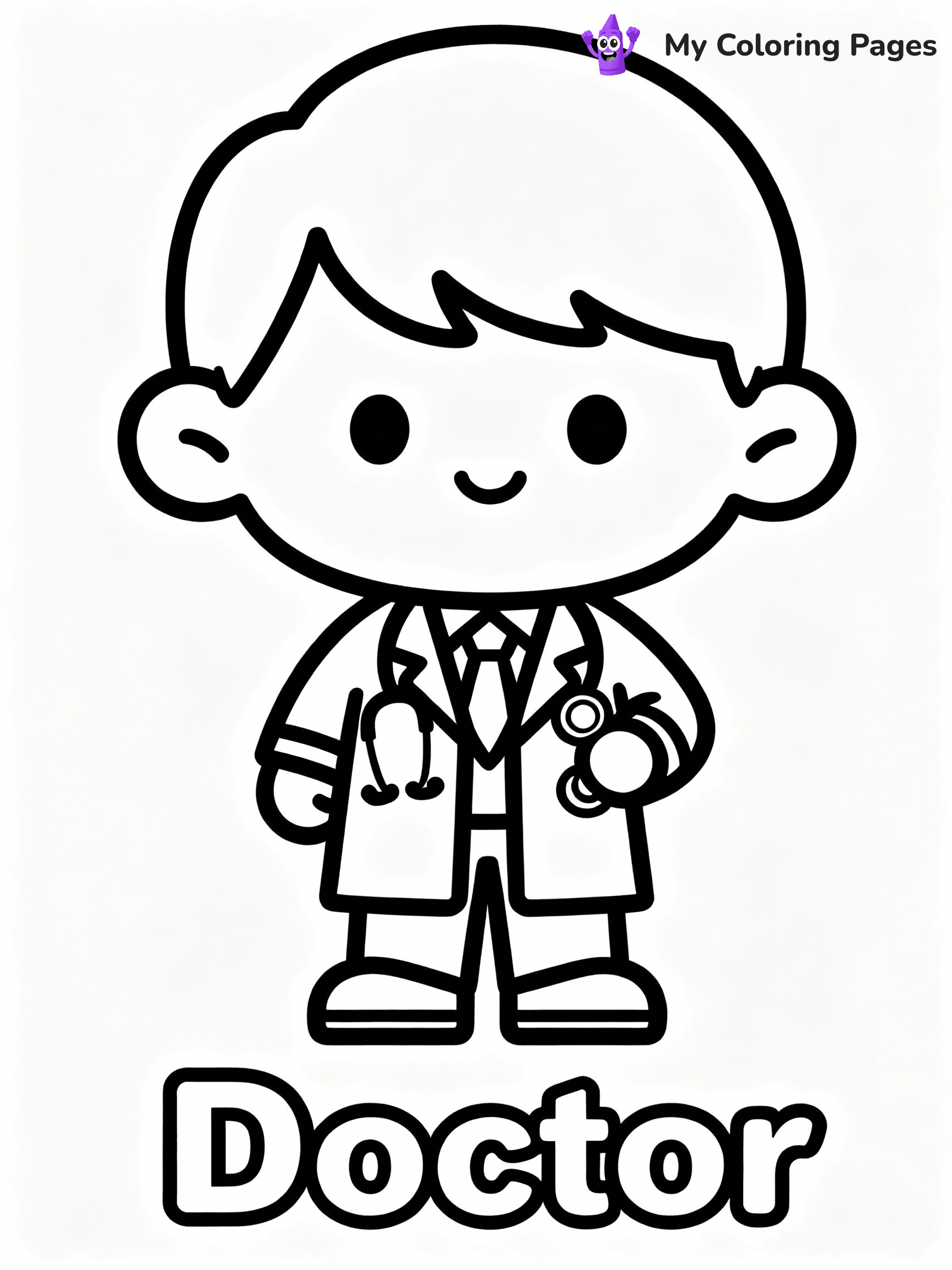 Community Helper Coloring Pages - 24