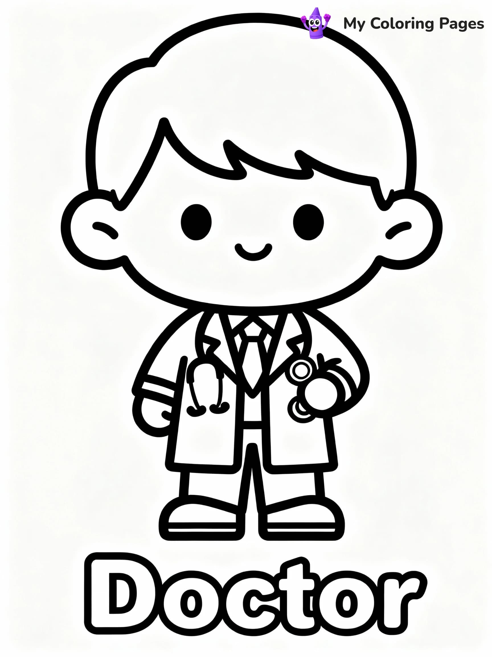 Community Helper Coloring Pages - 24