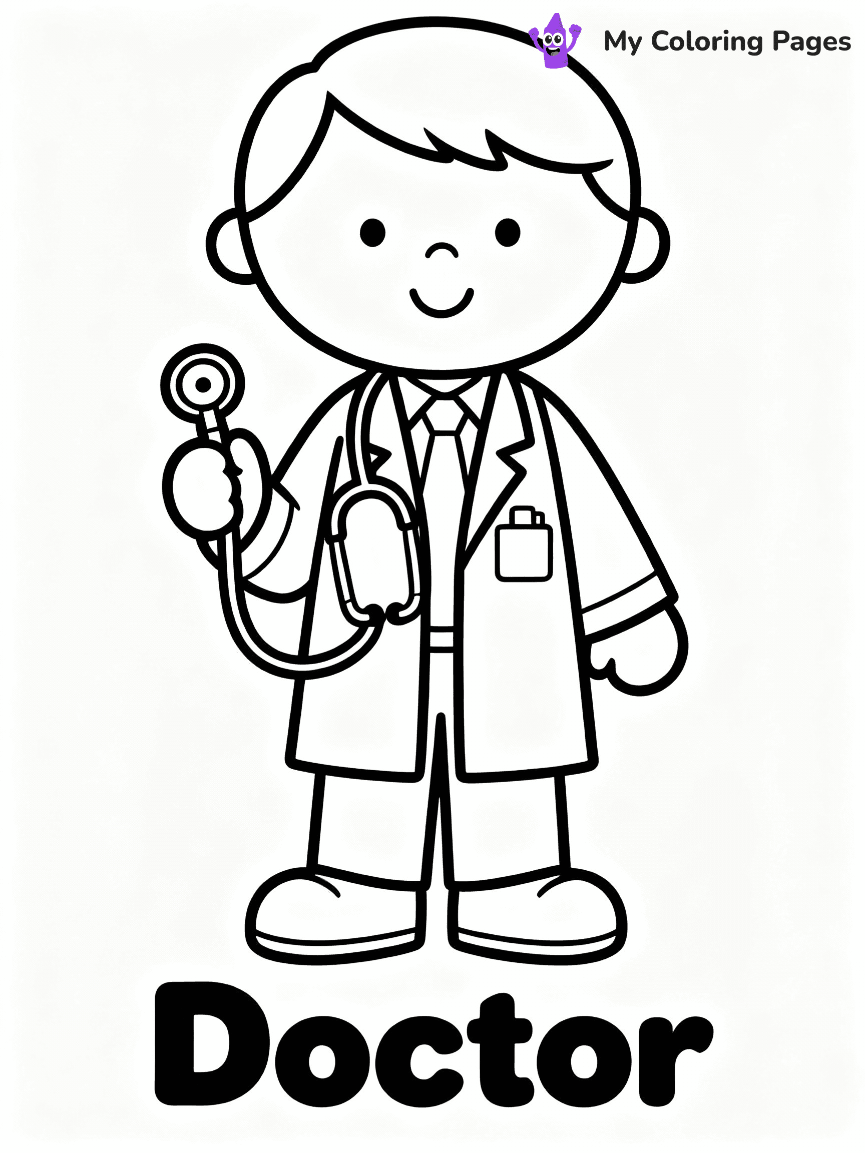 Community Helper Coloring Pages - 23