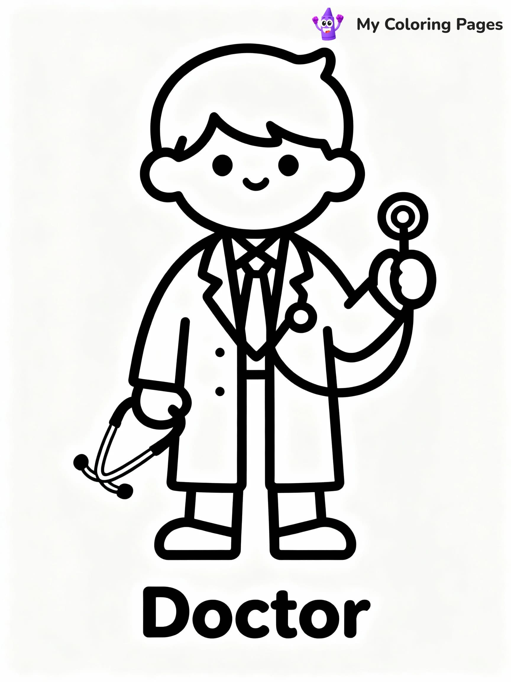 Community Helper Coloring Pages - 22