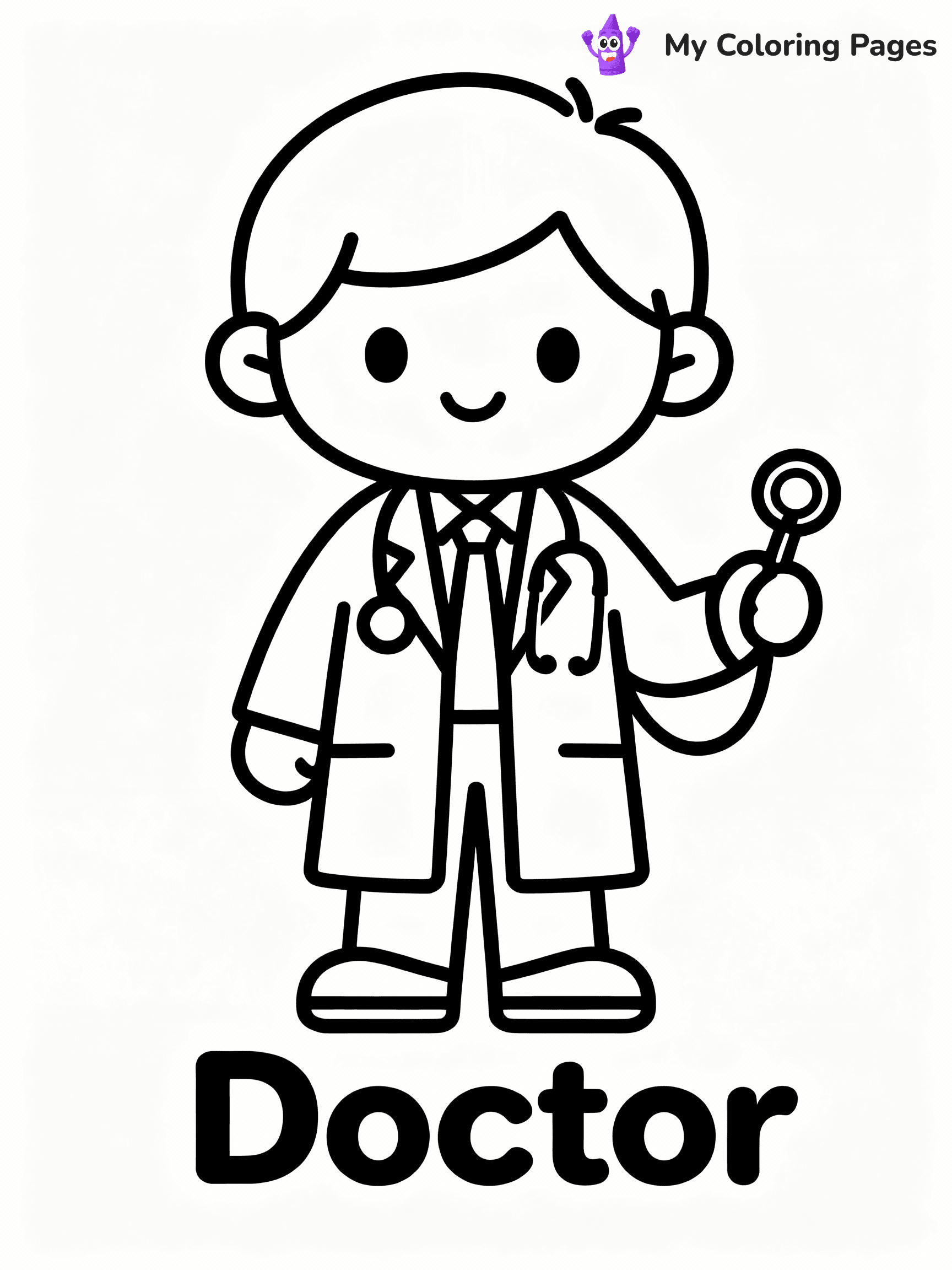 Community Helper Coloring Pages - 21