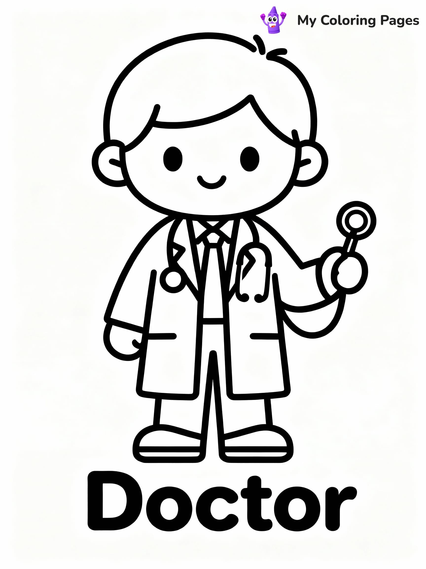 Community Helper Coloring Pages - 21