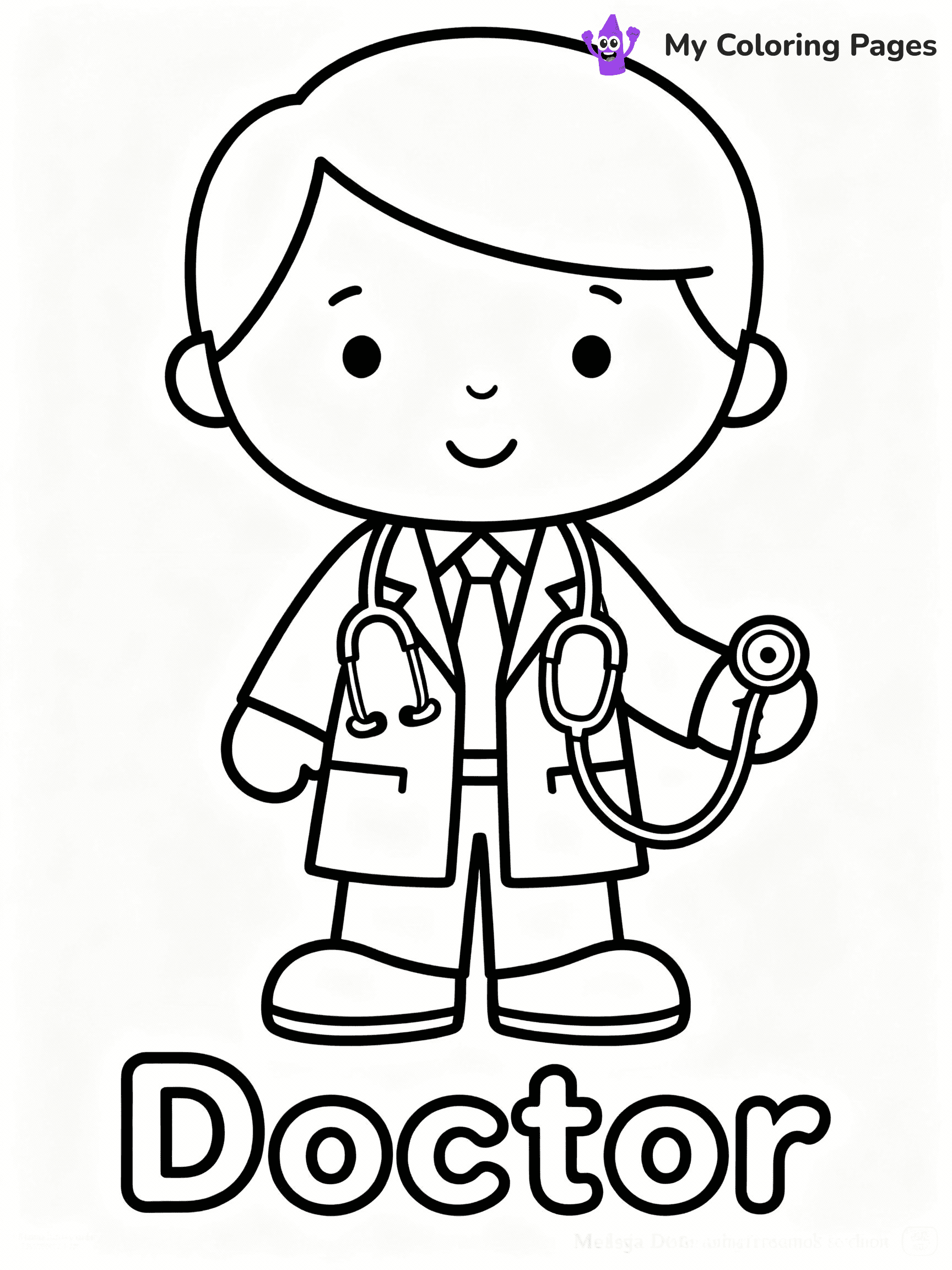 Community Helper Coloring Pages - 20