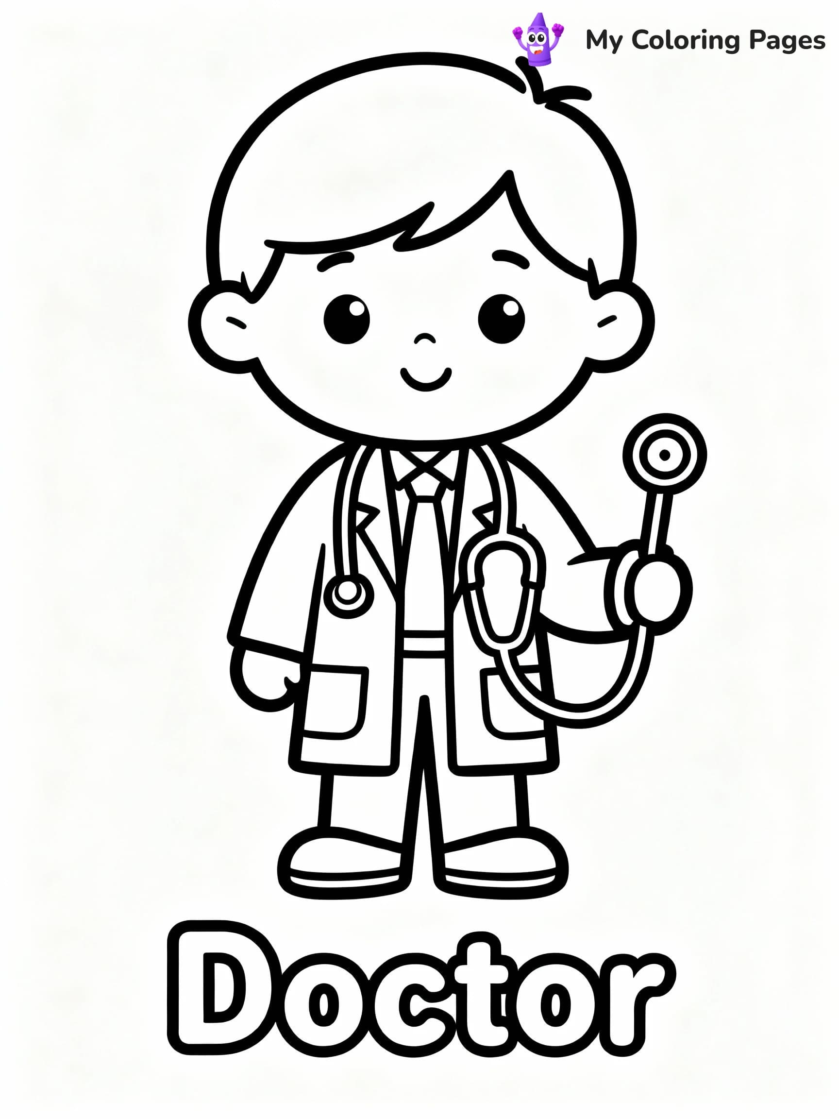 Community Helper Coloring Pages - 19