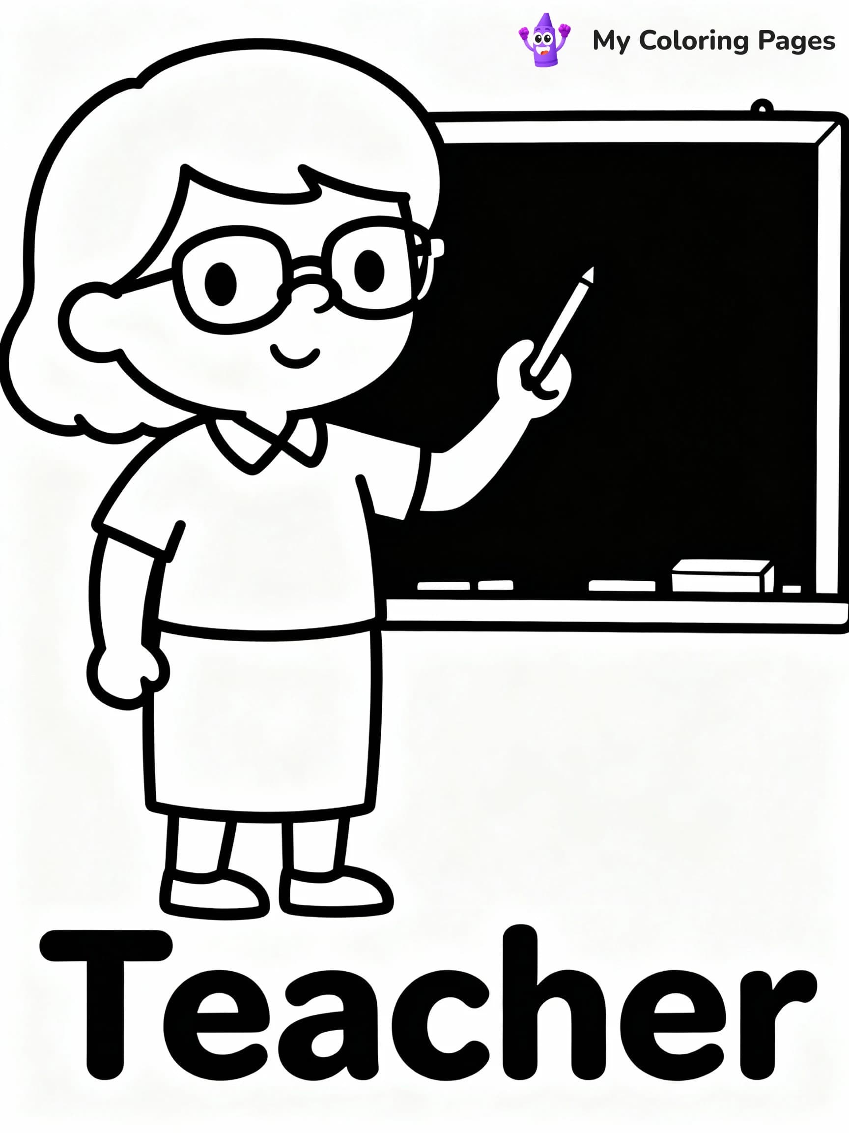 Community Helper Coloring Pages - 18