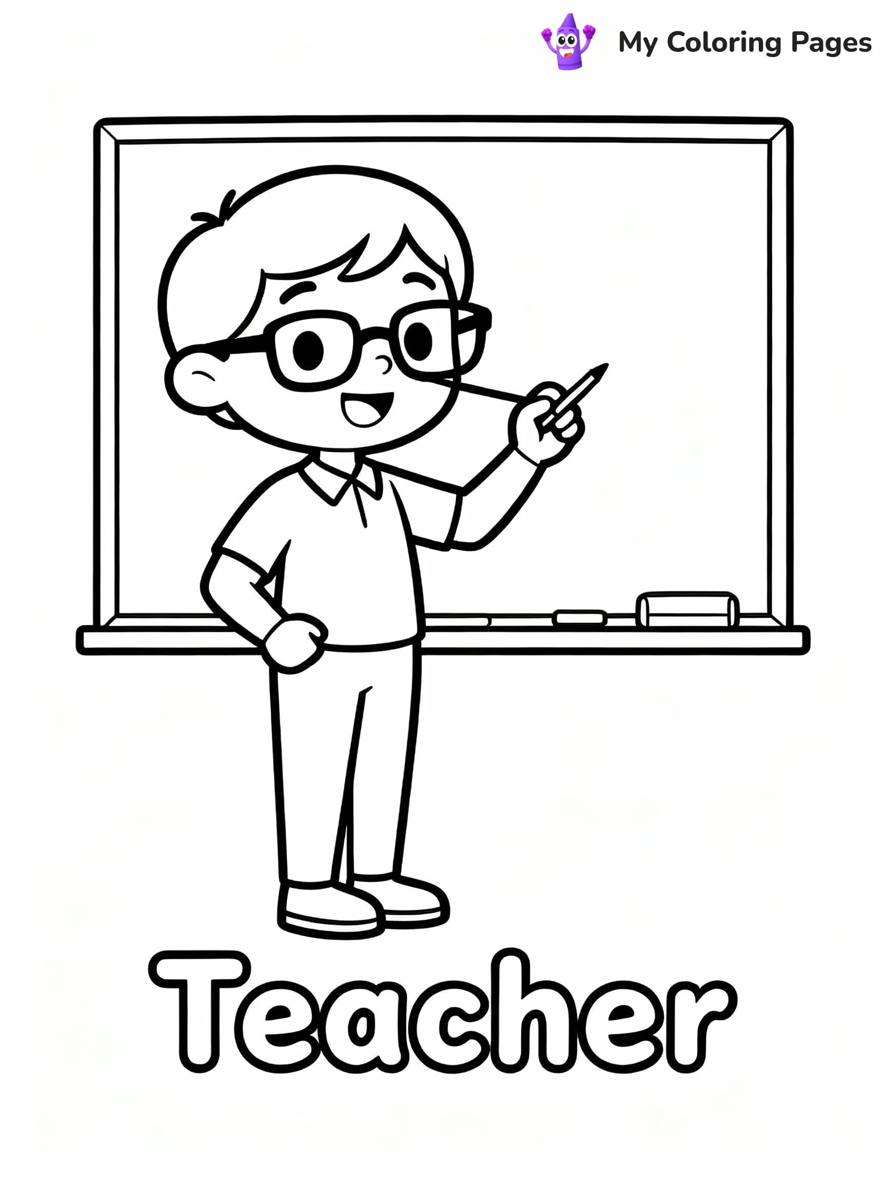 Community Helper Coloring Pages - 16