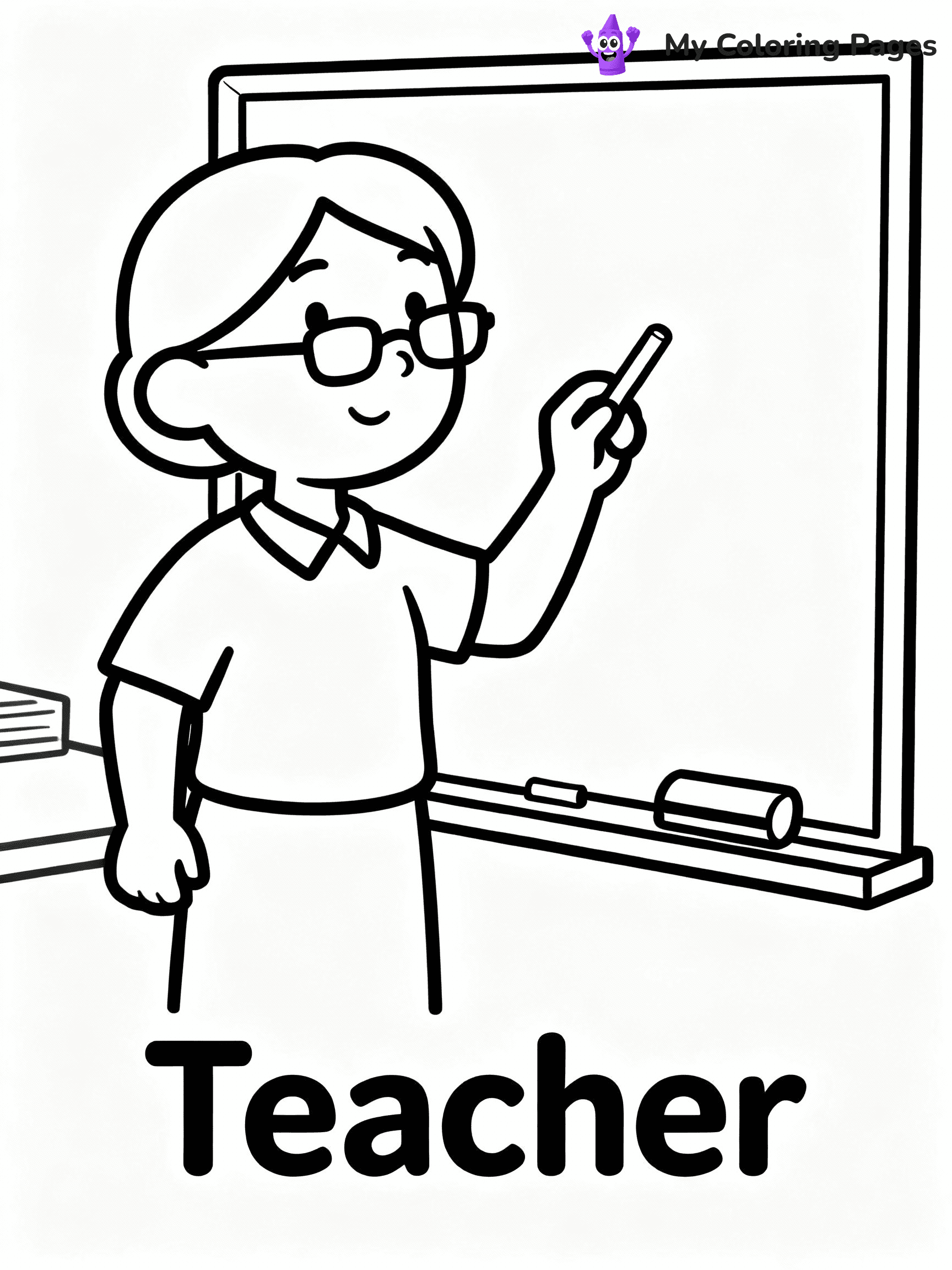 Community Helper Coloring Pages - 15