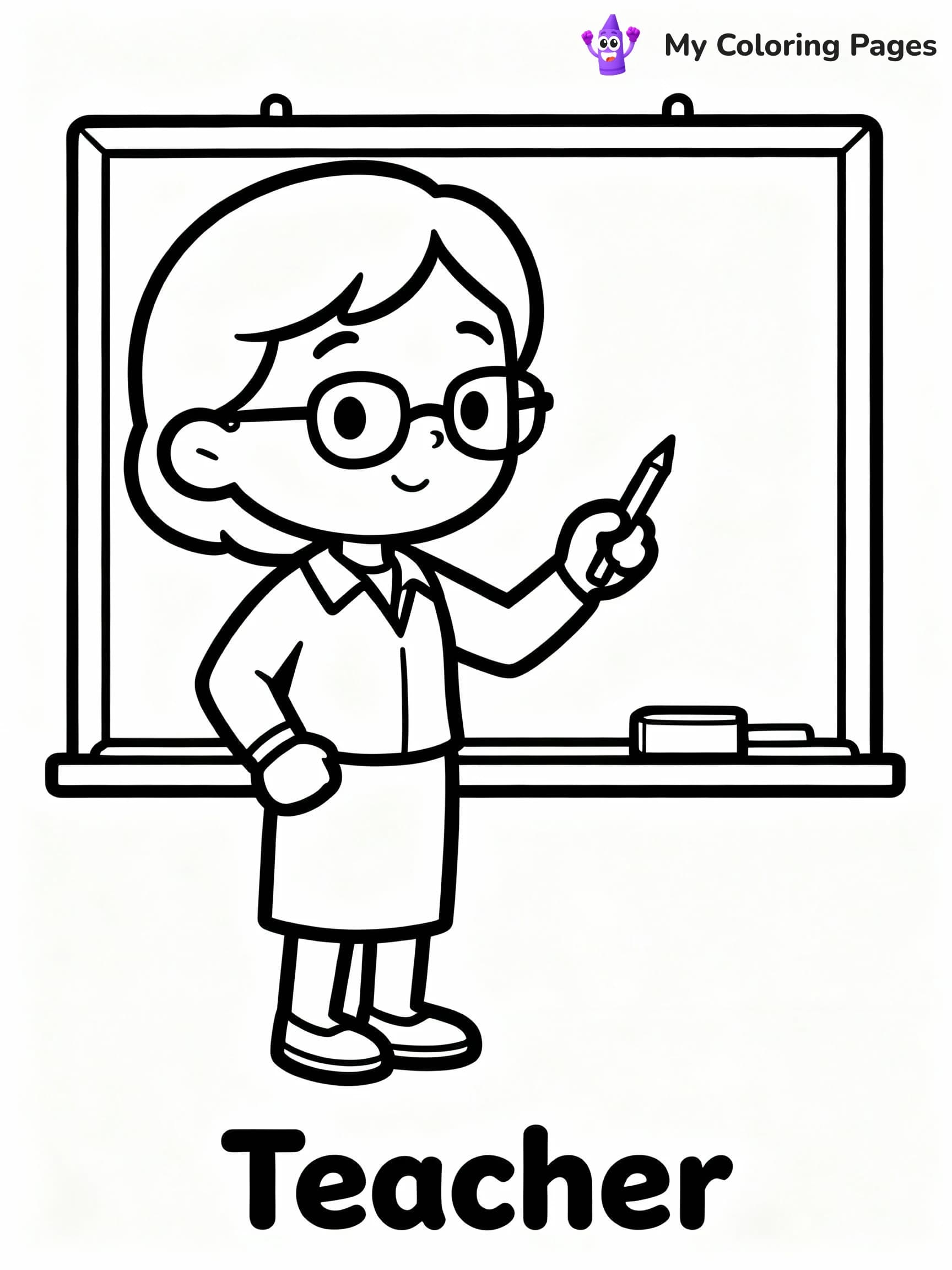 Community Helper Coloring Pages - 13