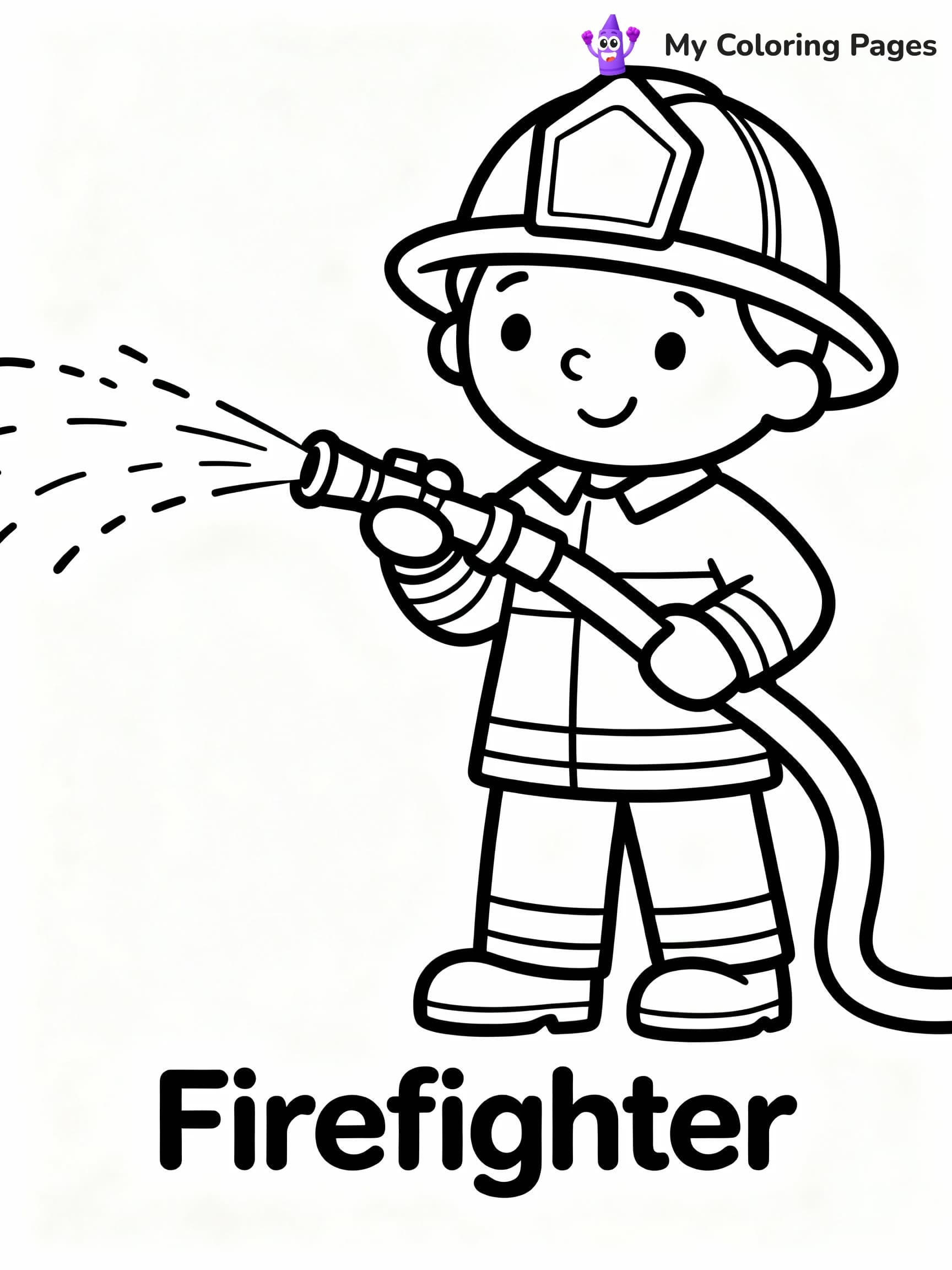 Community Helper Coloring Pages - 10