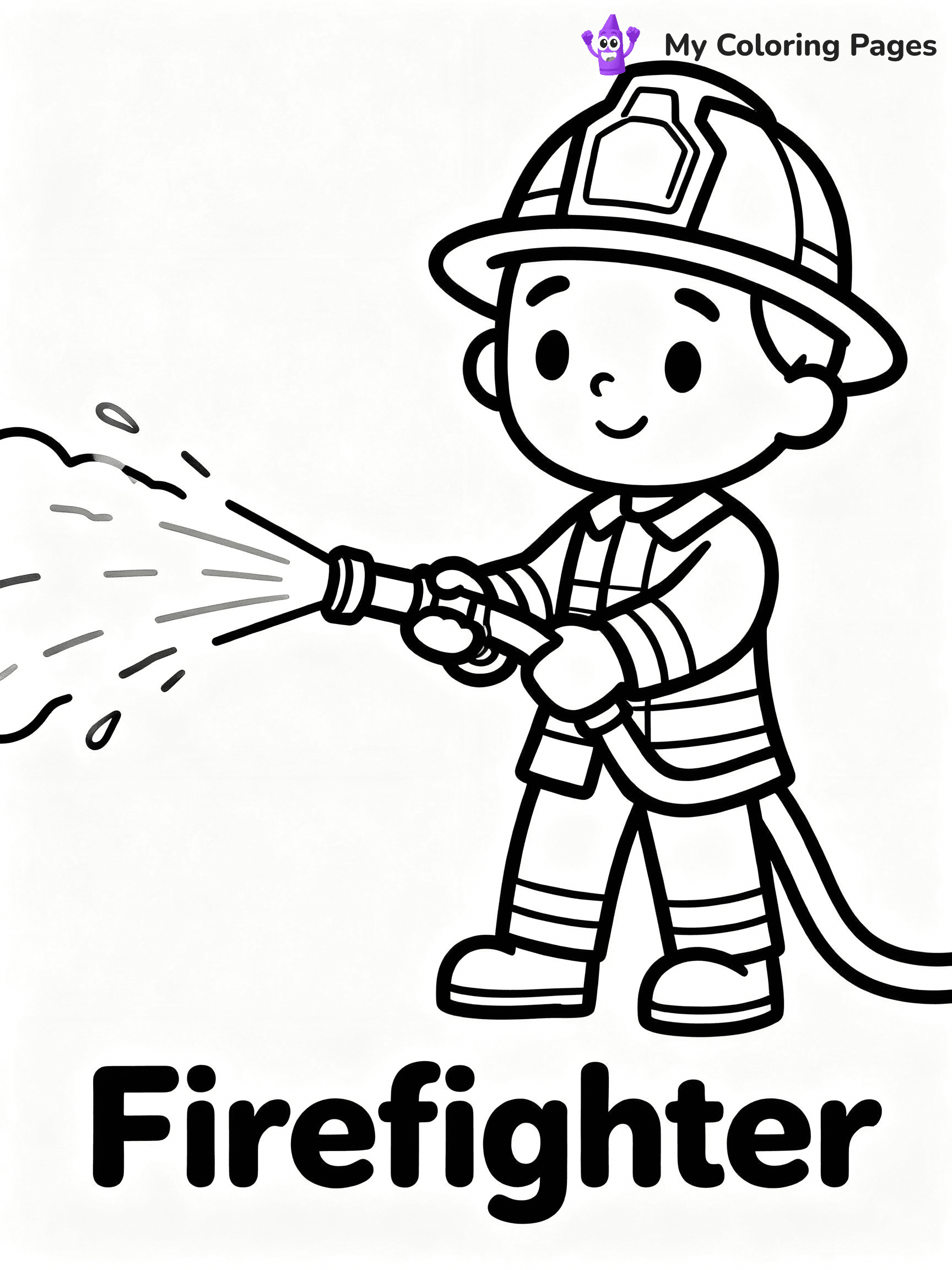 Community Helper Coloring Pages - 9