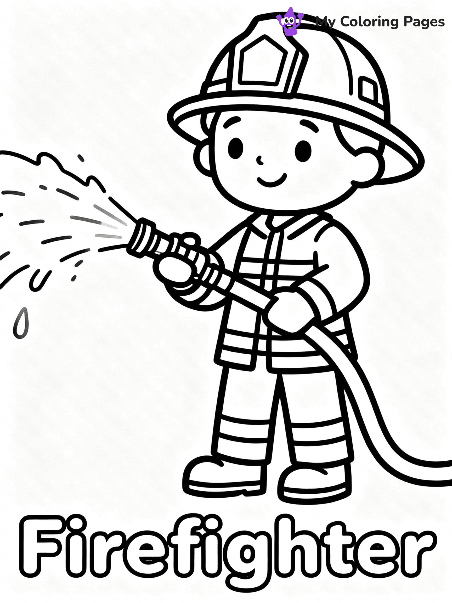 Community Helper Coloring Pages - 7