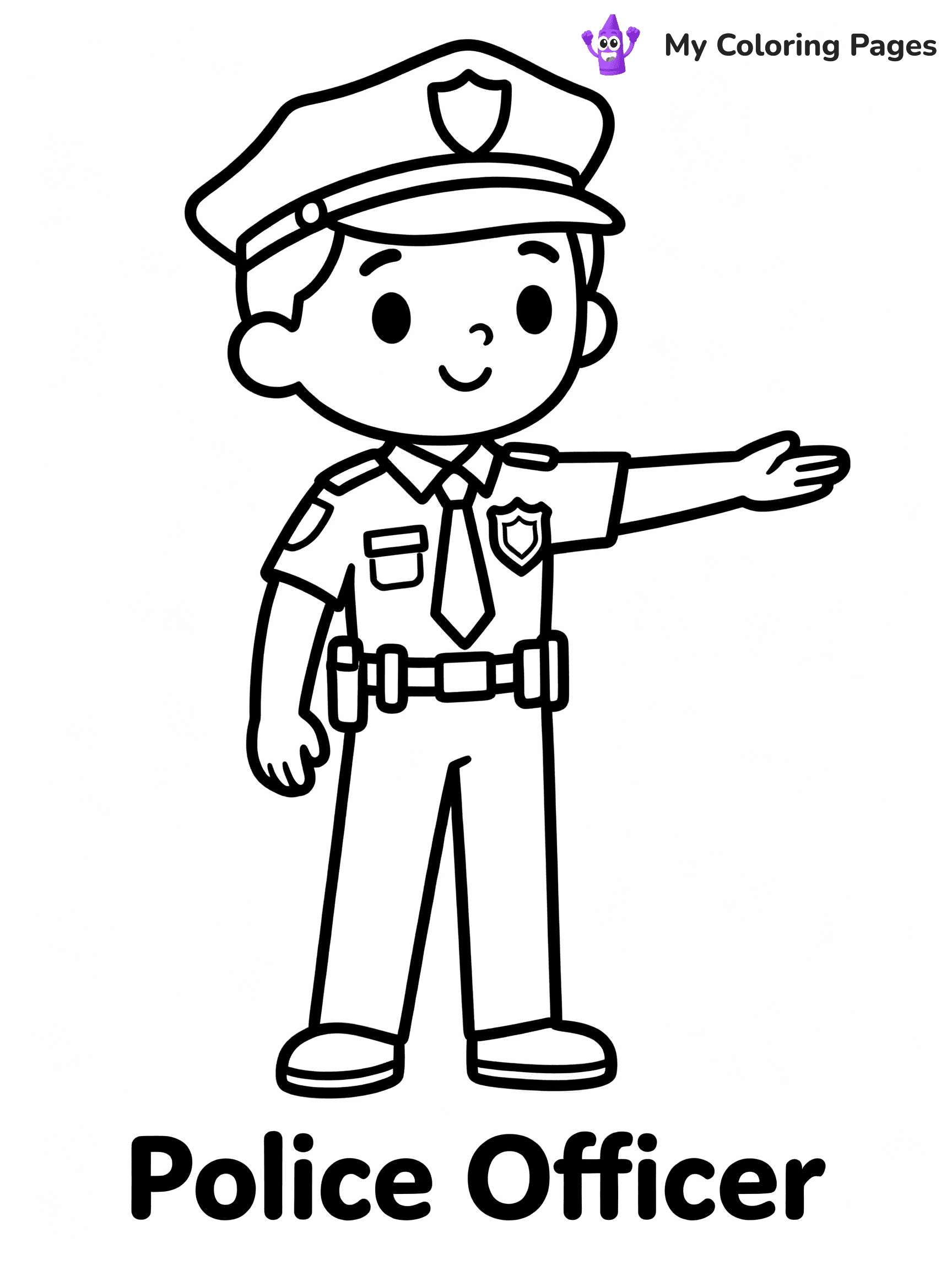 Community Helper Coloring Pages - 5
