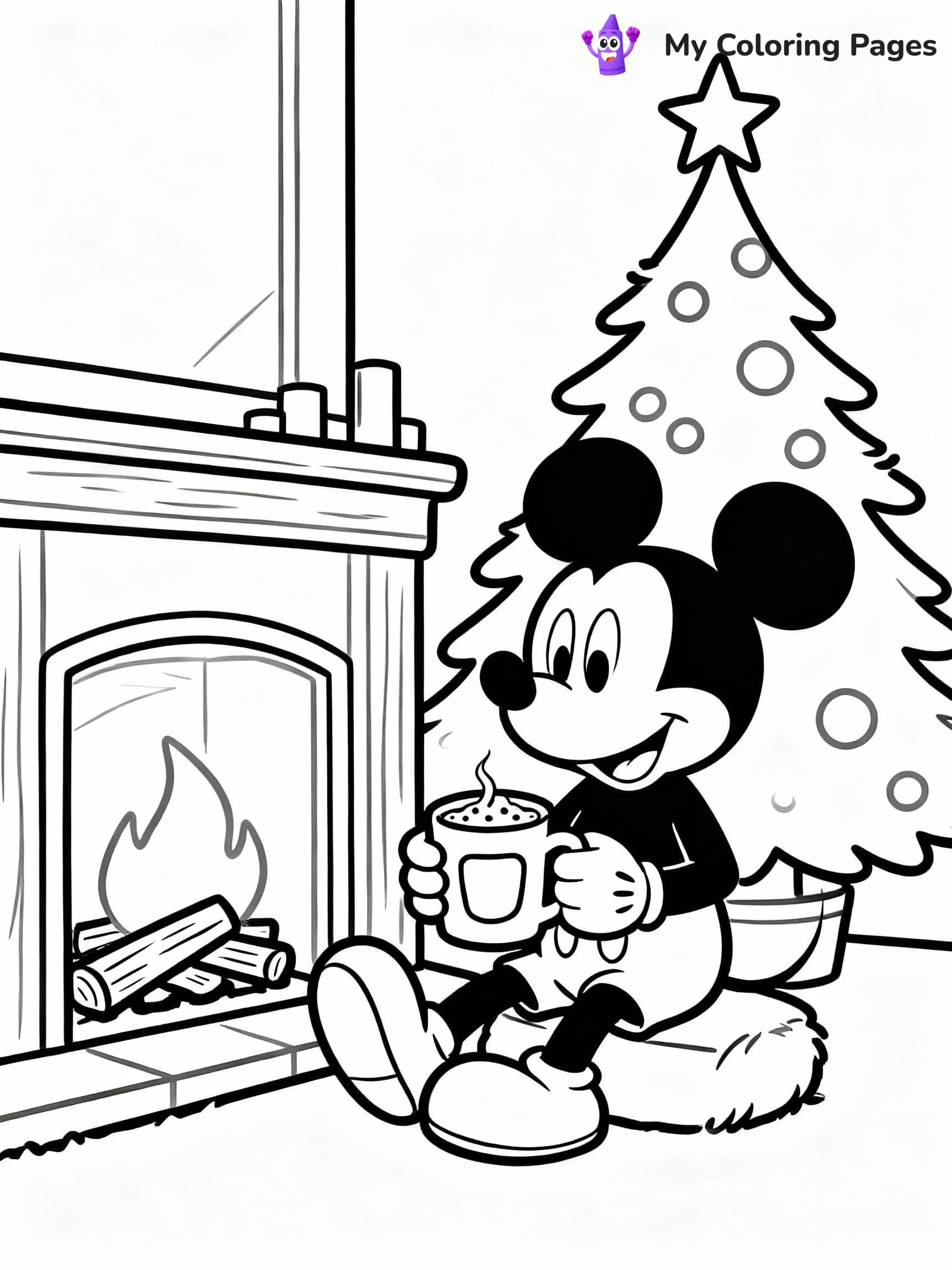 Disney Christmas Coloring Pages - 11