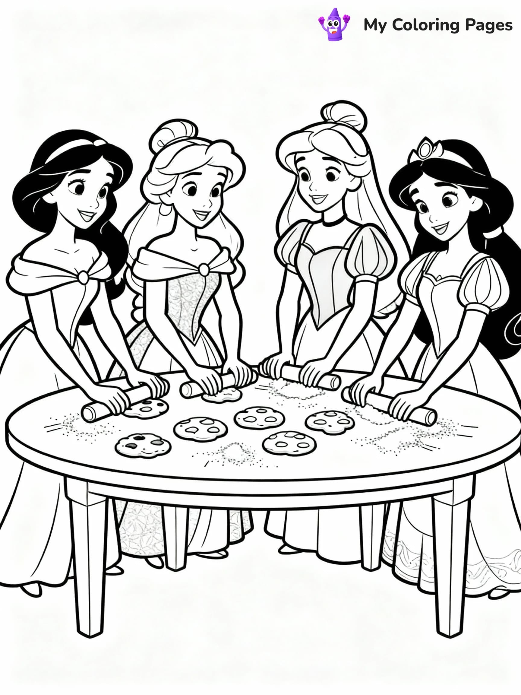 Disney Christmas Coloring Pages - 7