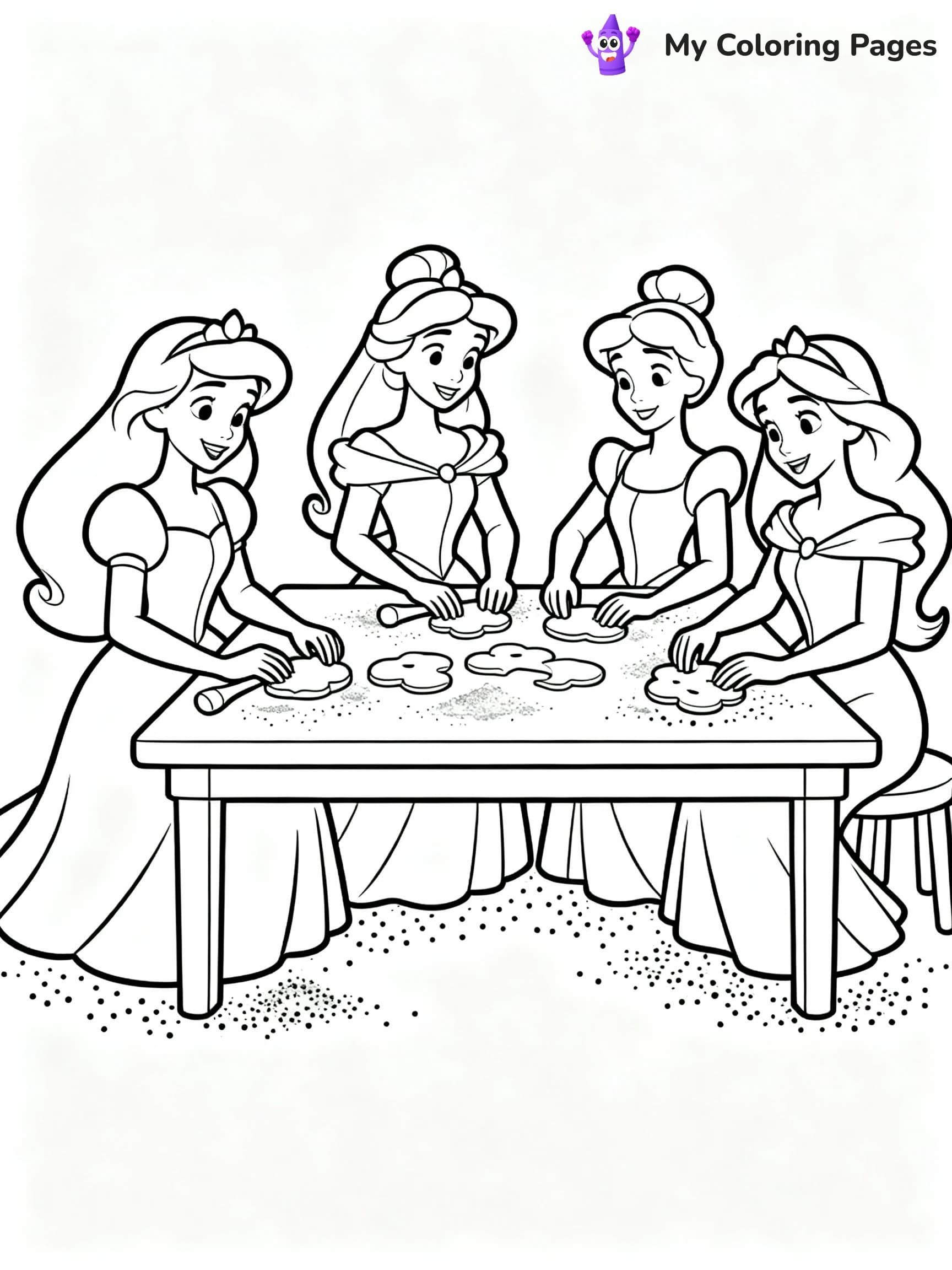 Disney Christmas Coloring Pages - 4