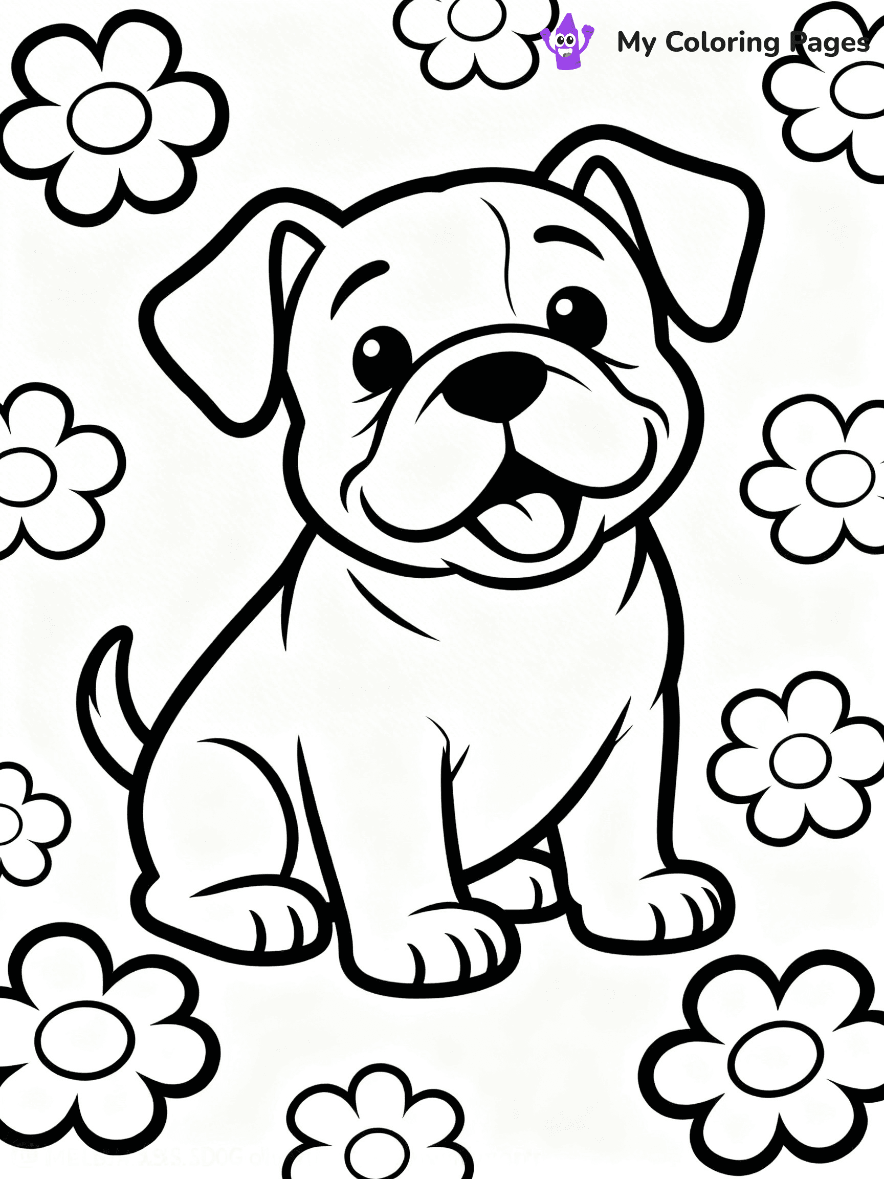 English Bulldog Coloring Pages - 51