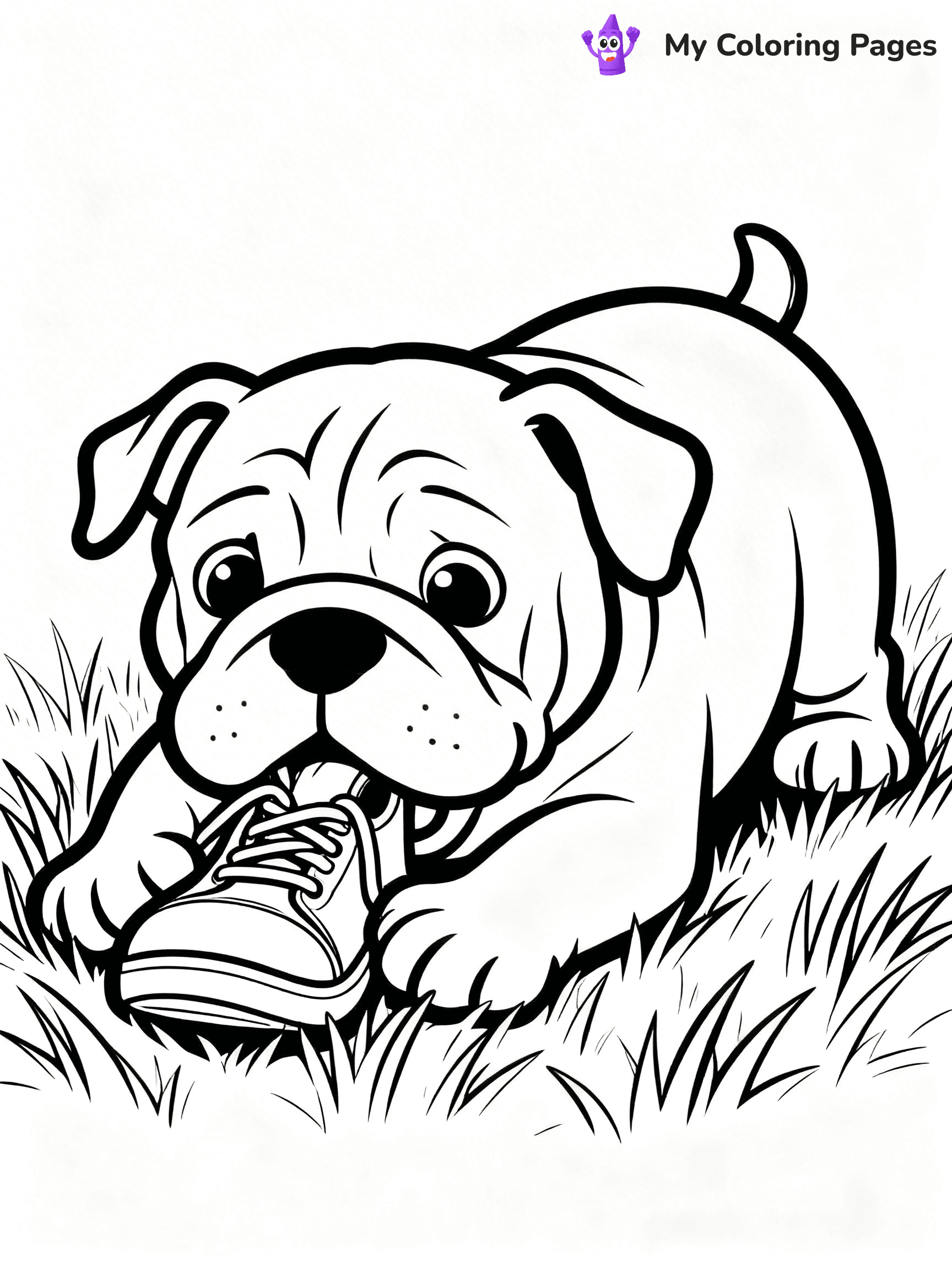 English Bulldog Coloring Pages - 42