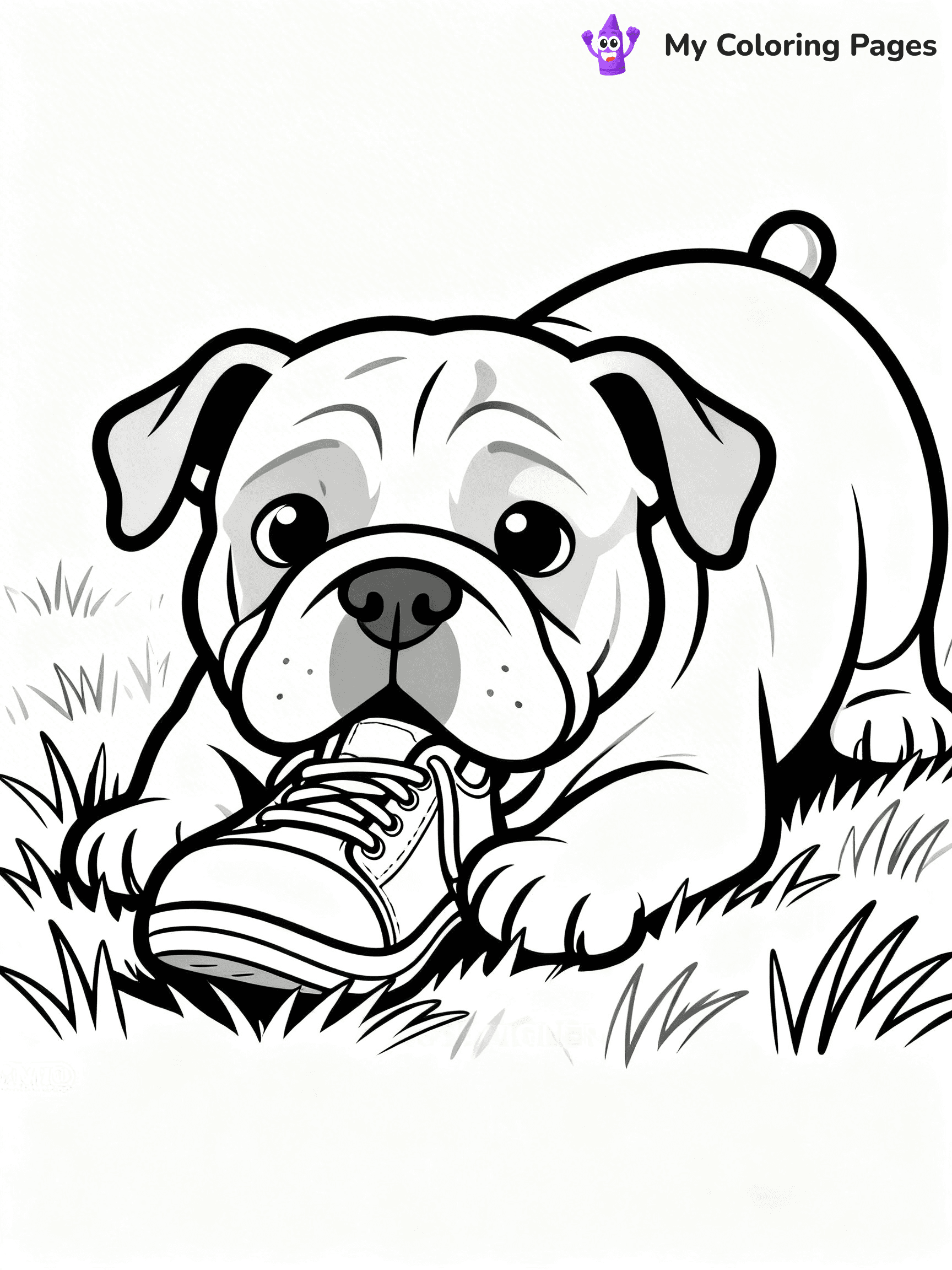 English Bulldog Coloring Pages - 40
