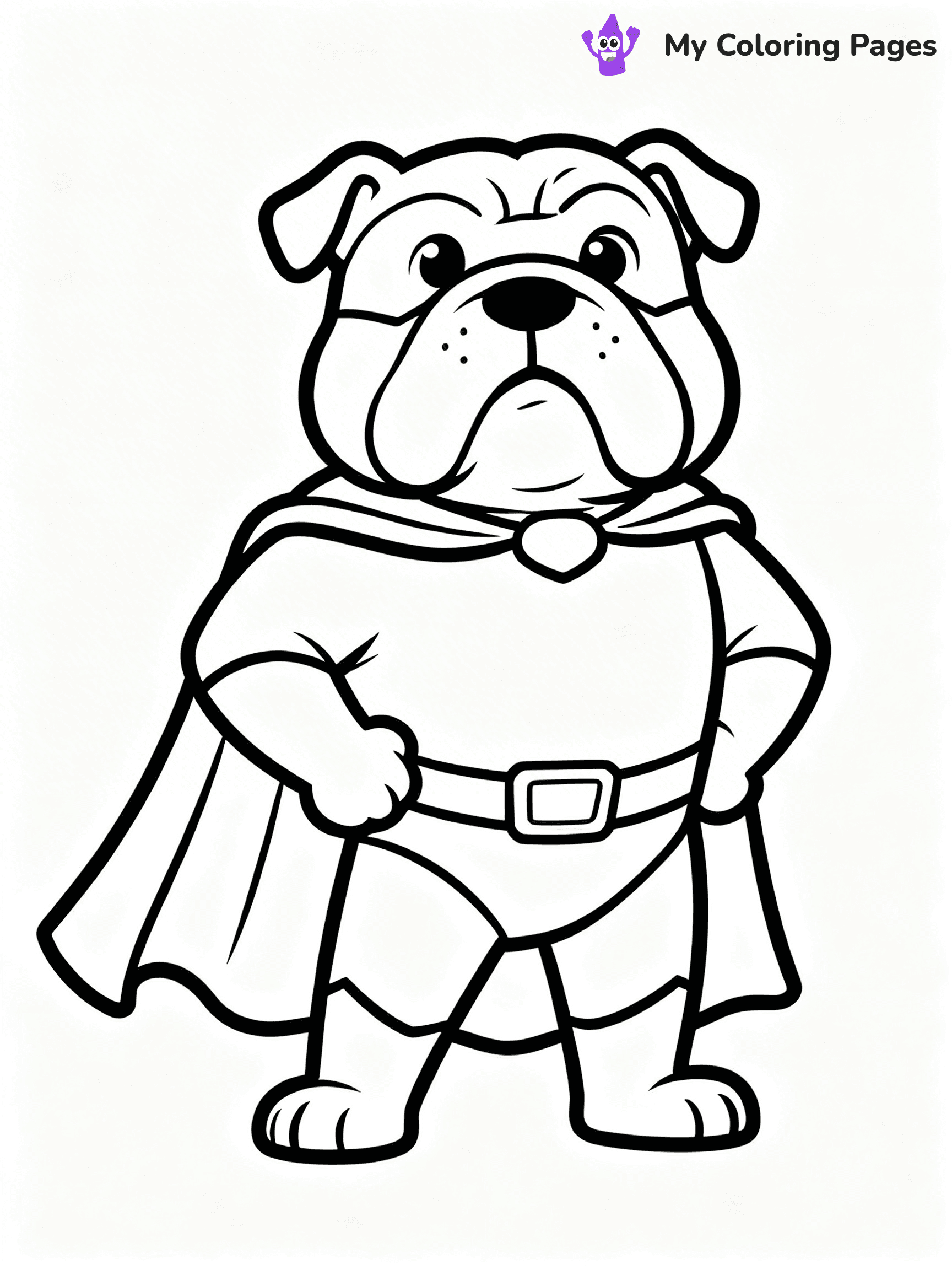 English Bulldog Coloring Pages - 32
