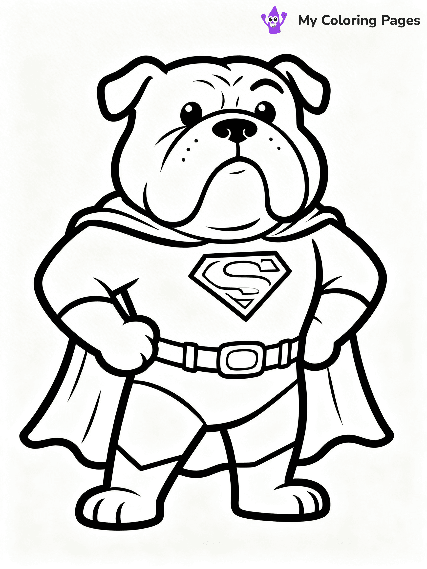 English Bulldog Coloring Pages - 28