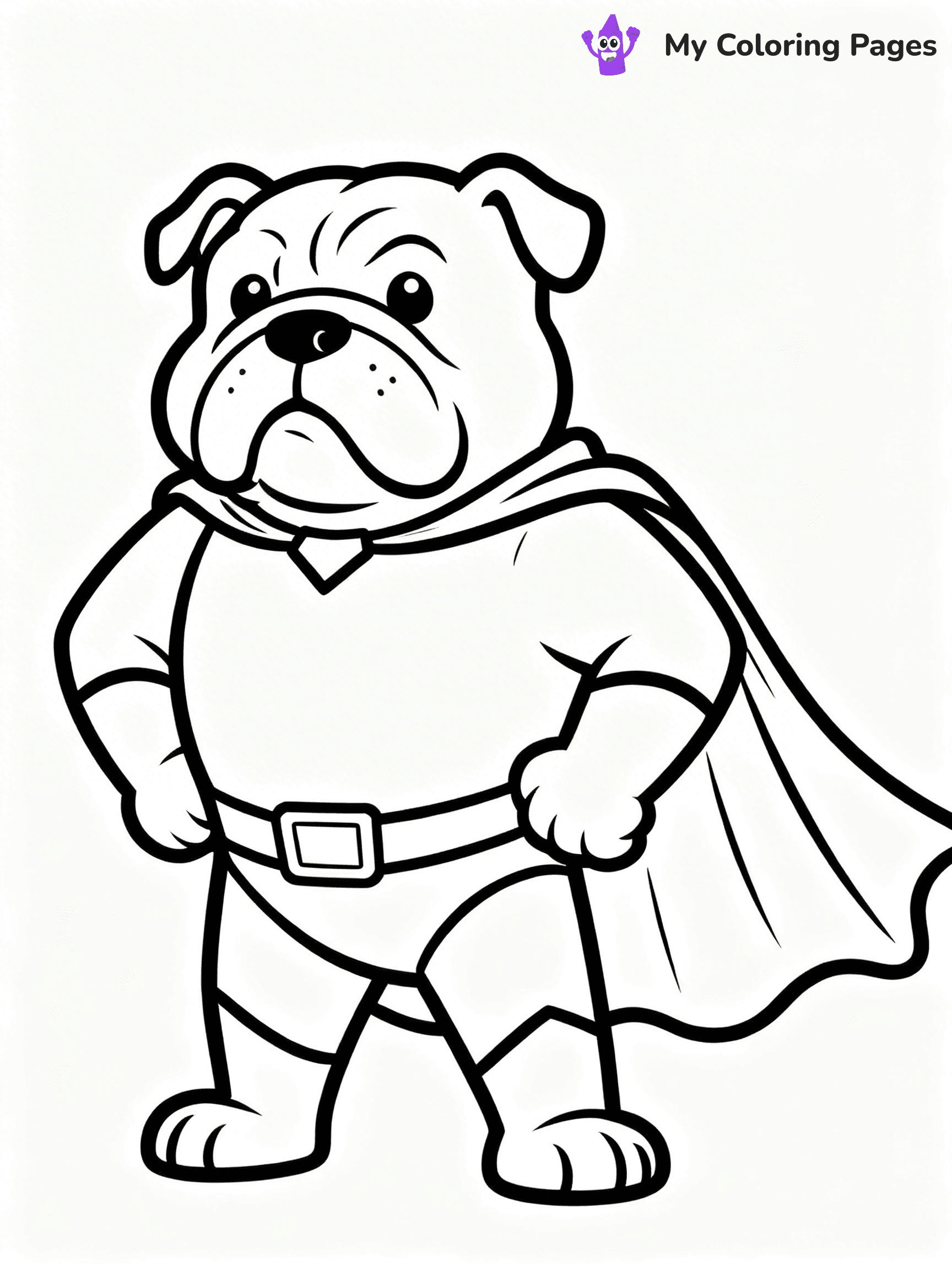 English Bulldog Coloring Pages - 26