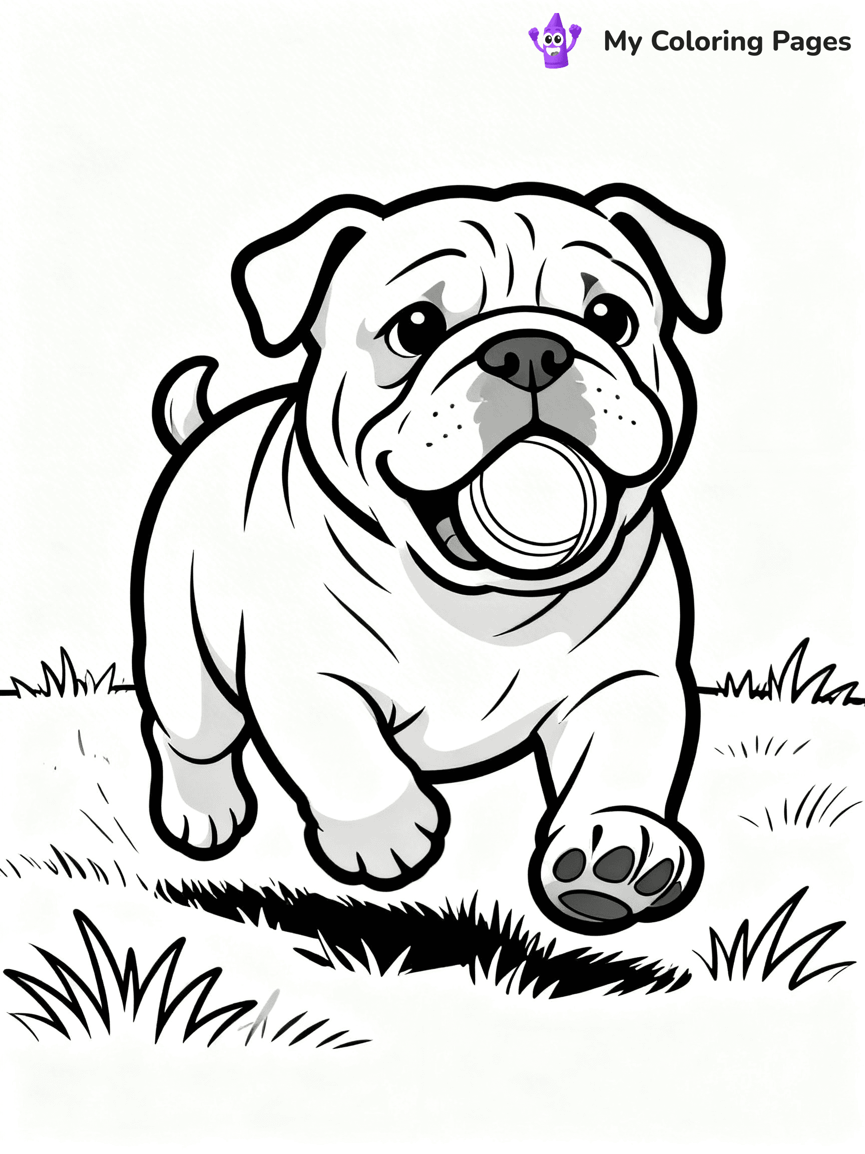 English Bulldog Coloring Pages - 22