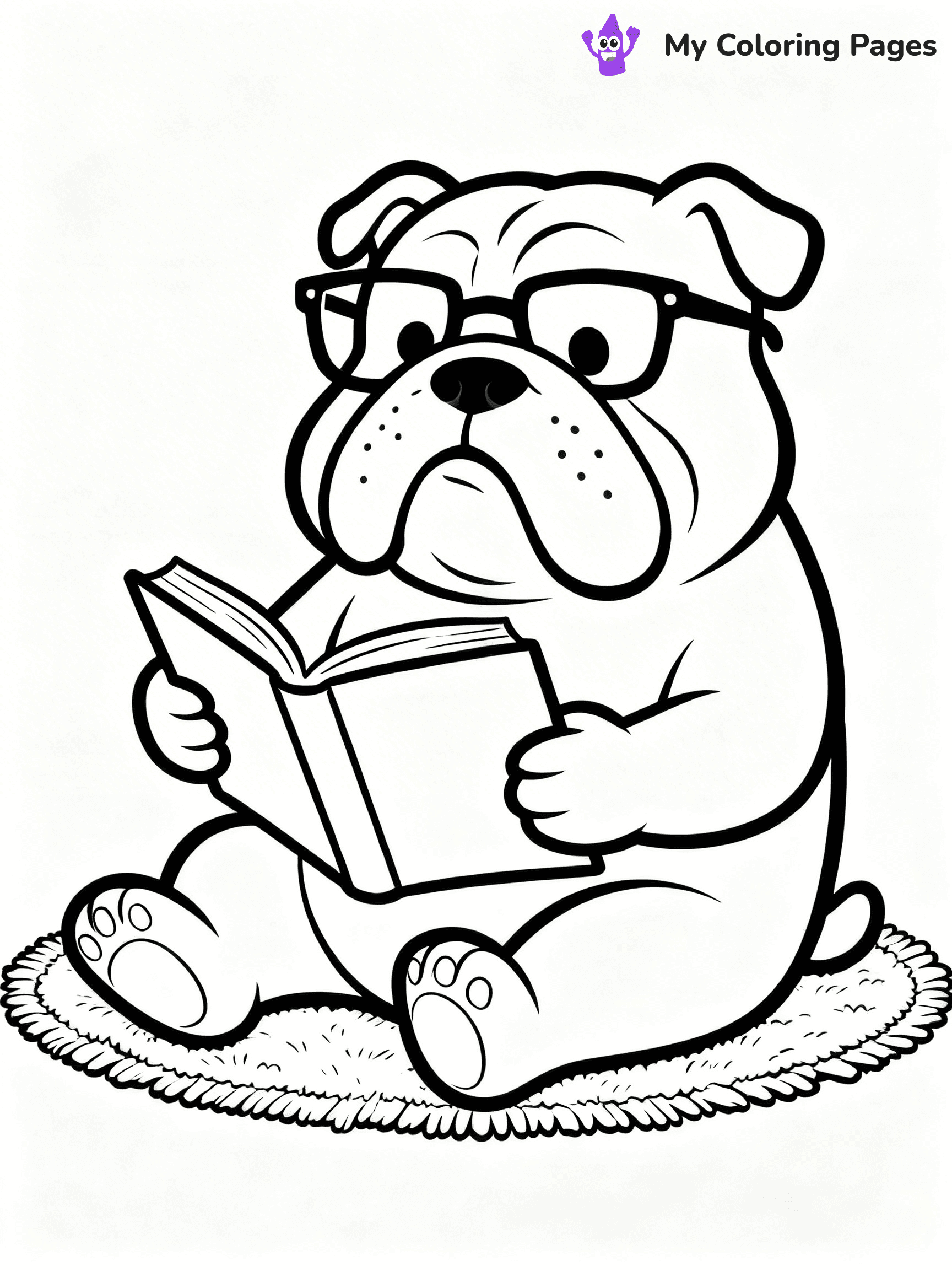 English Bulldog Coloring Pages - 17